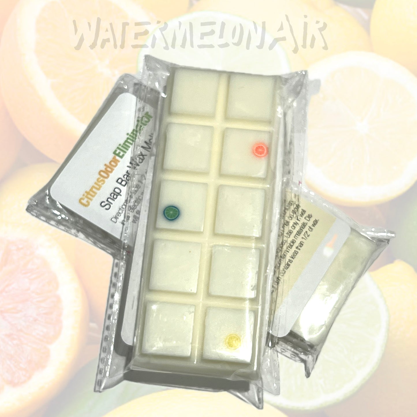 CITRUS ODOR ELIMINATOR Snap Bar Wax Melts - Citrus Fresh Wax Melts