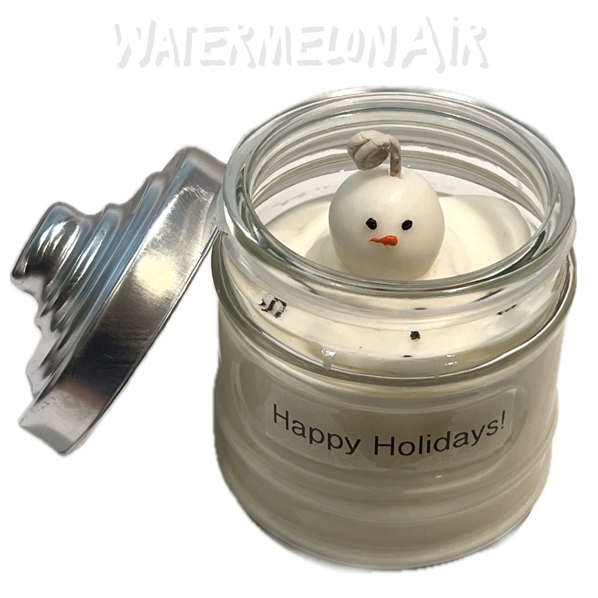 SNOWMAN Vanilla Bean or Pine Forest 14oz Soy Candle | Holiday gift | Holiday scent |decor candle | Snowman candle