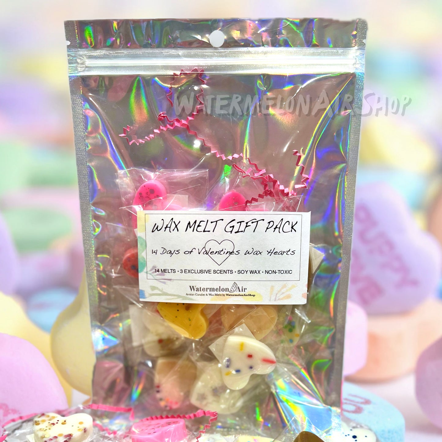 Variety Pack Wax Melt Hearts|Try them first| Trial Pack Gifts | Wax Melt Gift Set | Valentine’s Day