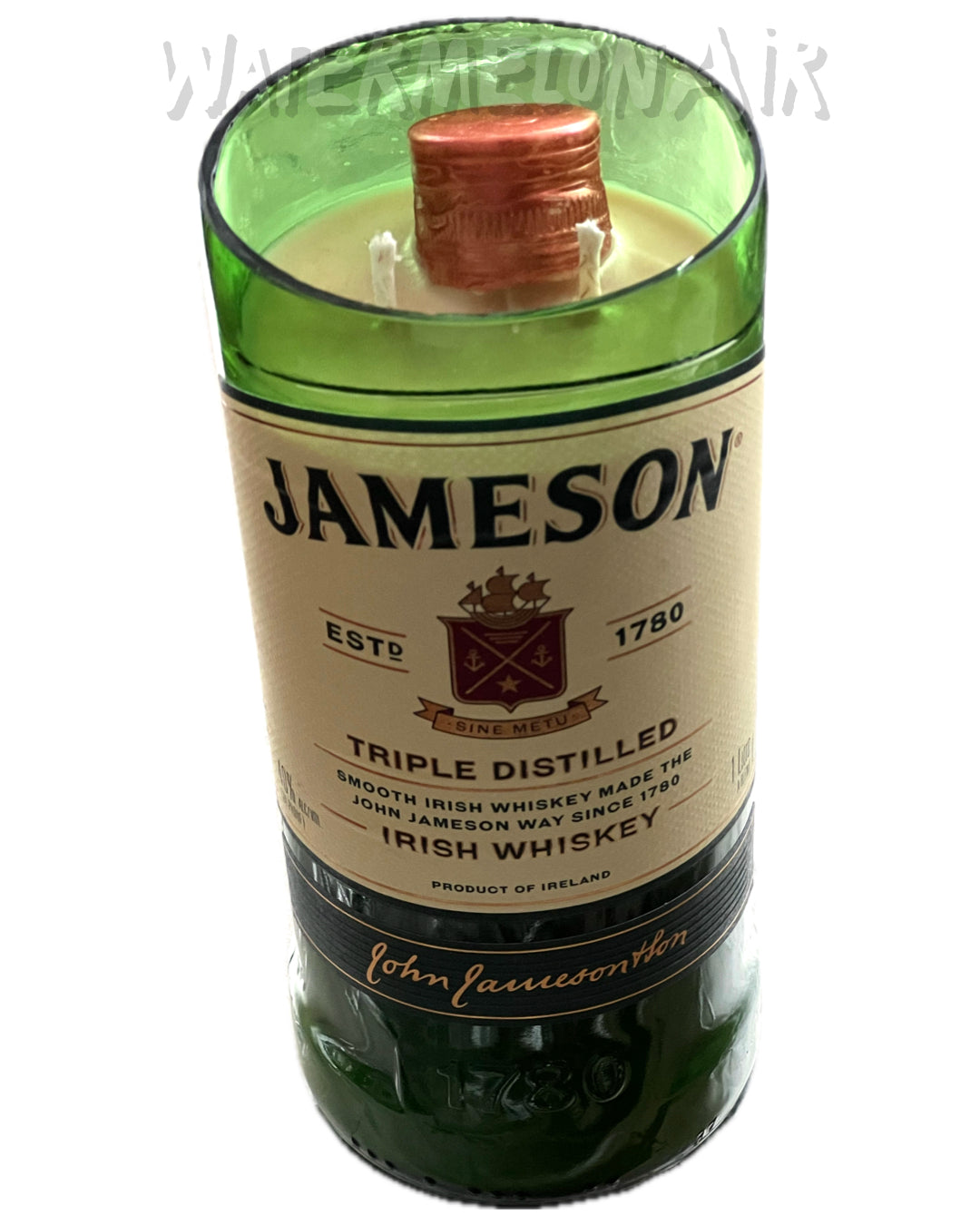 IRISH WHISKEY bottle / Pipe Tobacco Scented Candle