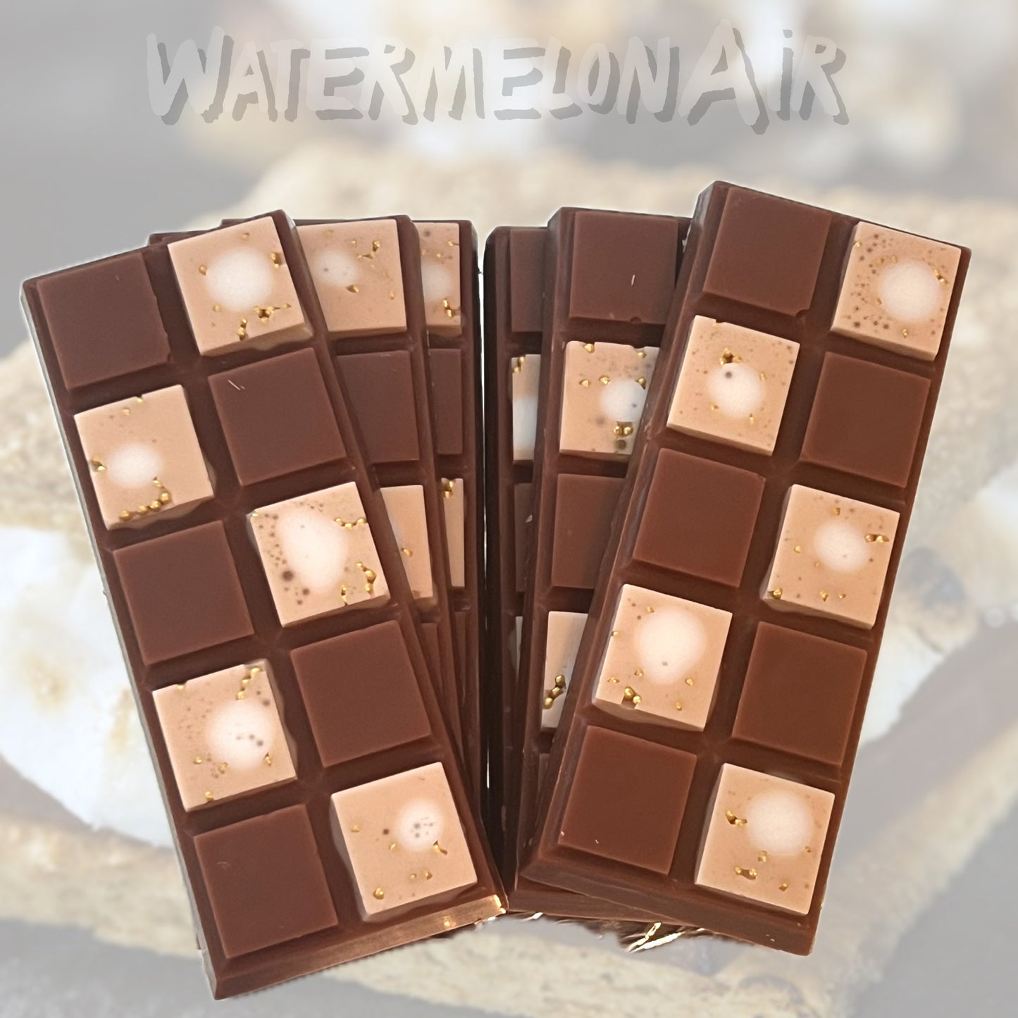 SMORES Snap Bar Wax Melts - Chocolate Graham Marshmallow - smells like Smores