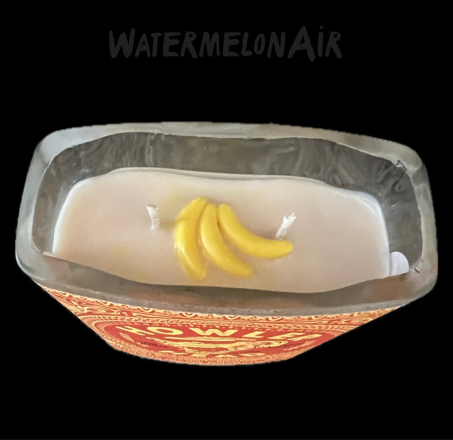 BANANA Bottle Candle Scented in Banana Bread