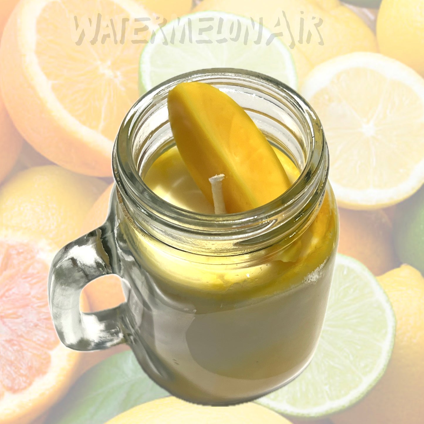 CITRUS ODOR ELIMINATOR Soy Candle | 4oz travel size | Citrus Fresh candle | natural soy wax | smells like citrus | Eliminate Food Scents