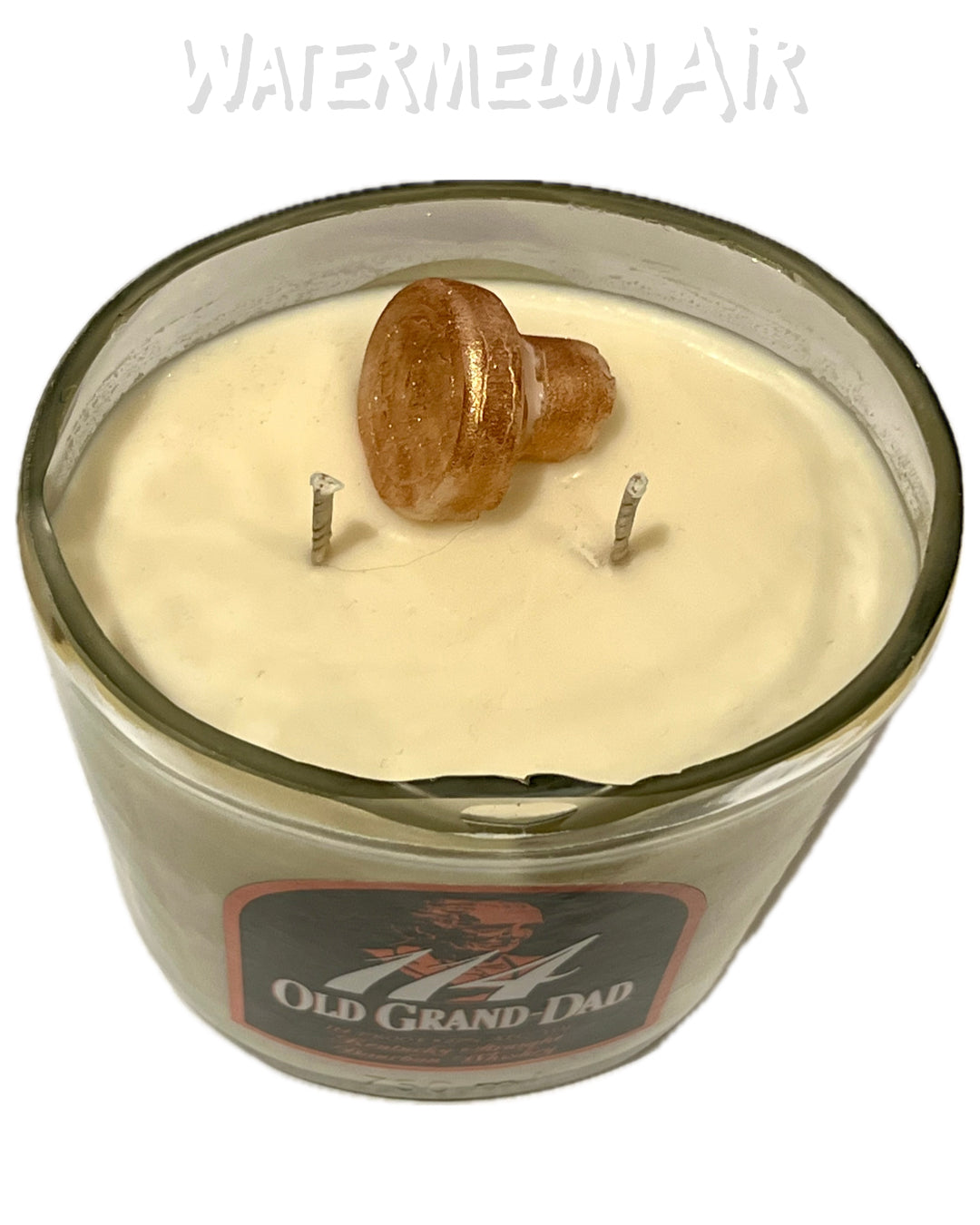 BowTies & Bourbon Bottle Candle / masculine scented Candle