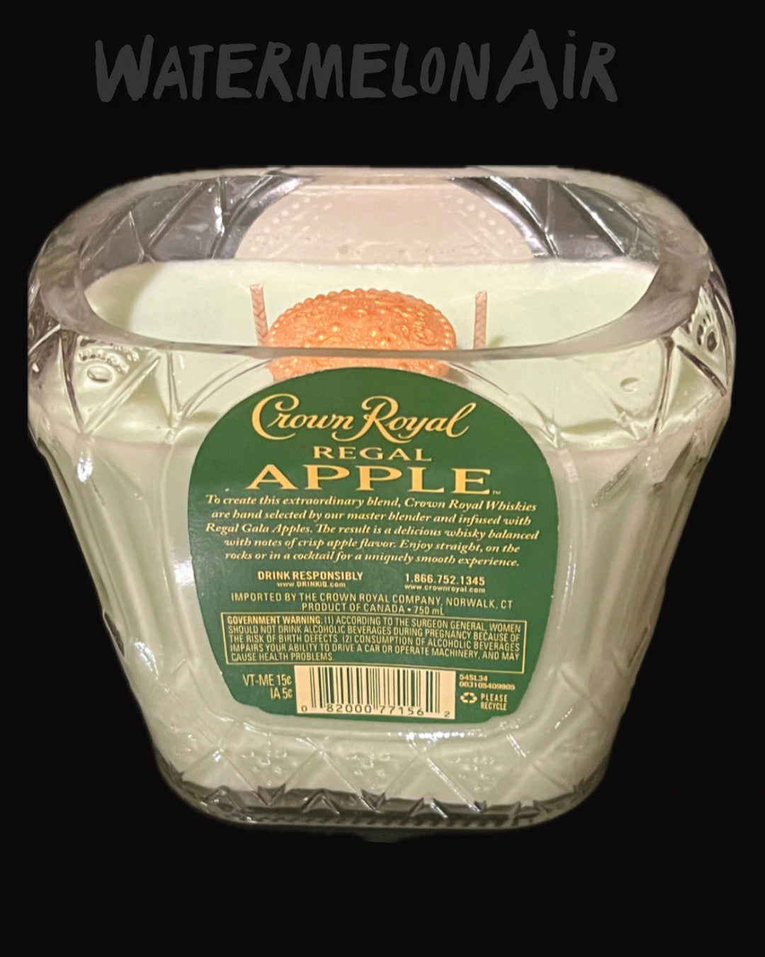 GREEN APPLE Bottle Candle 33oz