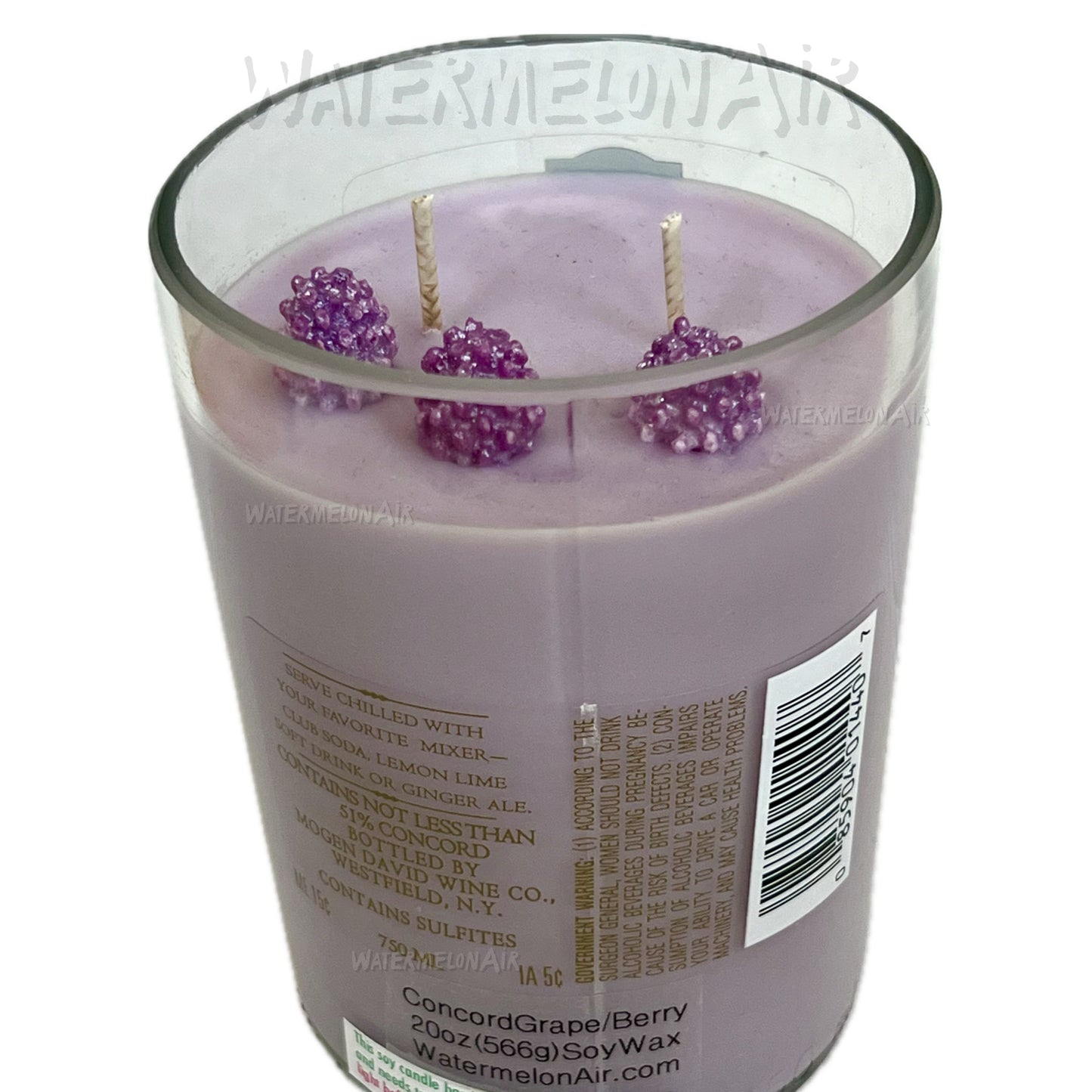 Concord Grape Berry Bottle Candle