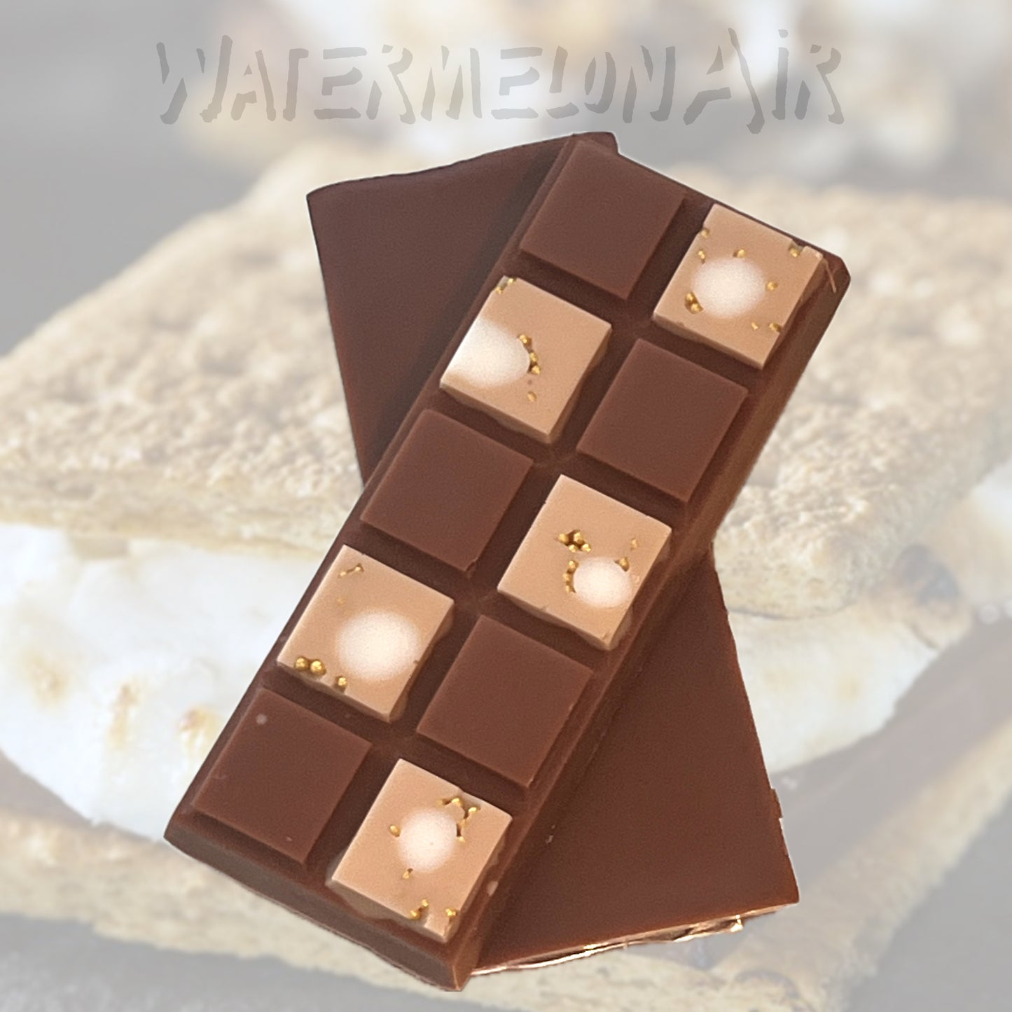 SMORES Snap Bar Wax Melts - Chocolate Graham Marshmallow - smells like Smores