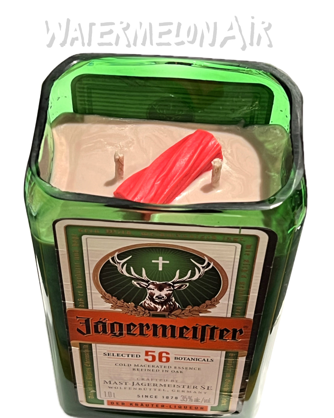 CHERRY LICORICE Bottle Candle 33oz | Cherry Licorice Scent | Huge Candle | Soy | Natural Clean Burn