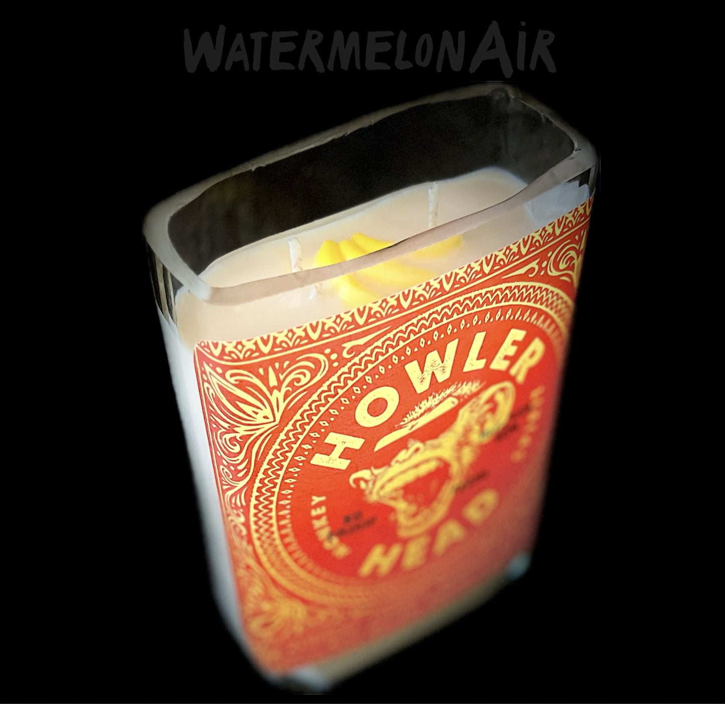 BANANA Bottle Candle Scented in Banana Bread