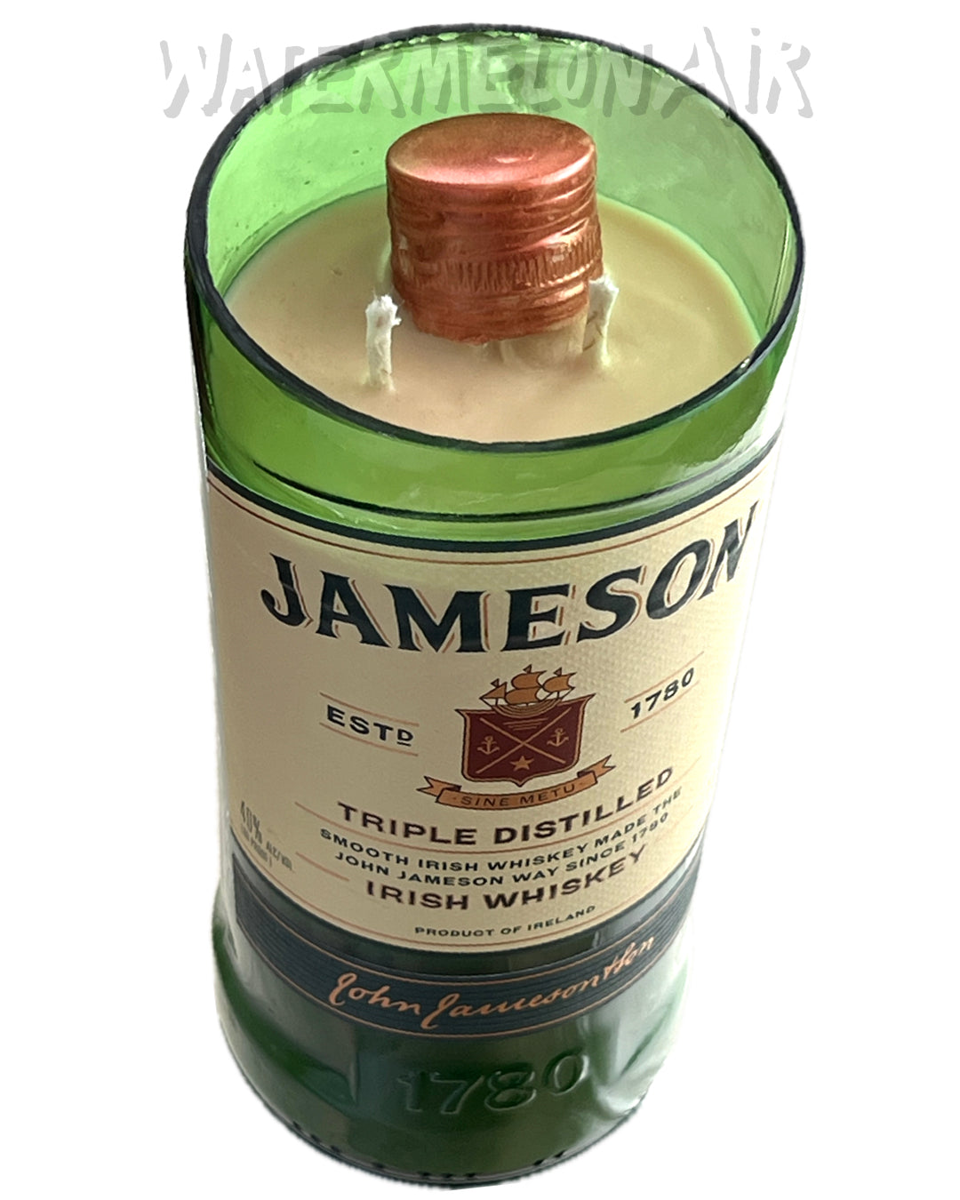 IRISH WHISKEY bottle / Pipe Tobacco Scented Candle
