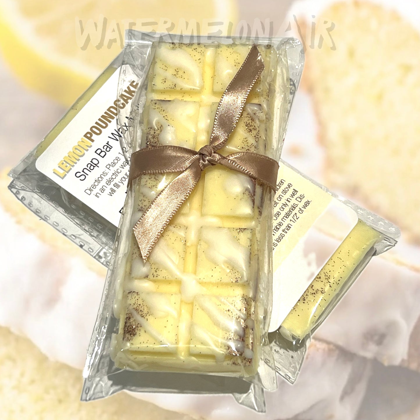 LEMON POUND CAKE Snap Bar Wax Melts | Dupe scent | Fake food | Fresh baked