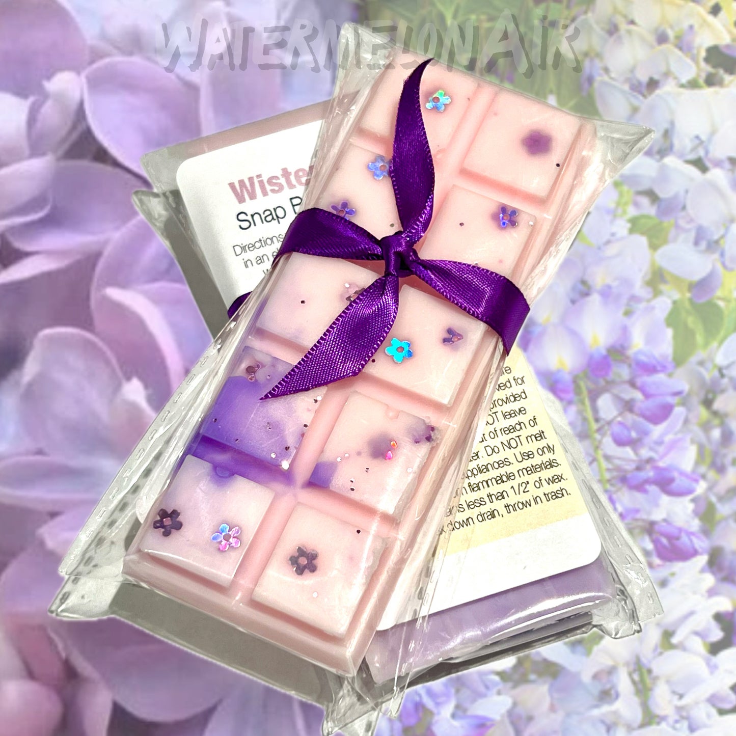 WISTERIA LILAC Snap Bar Wax Melts | Spa scent | Home scent | Apartment scent | Summer