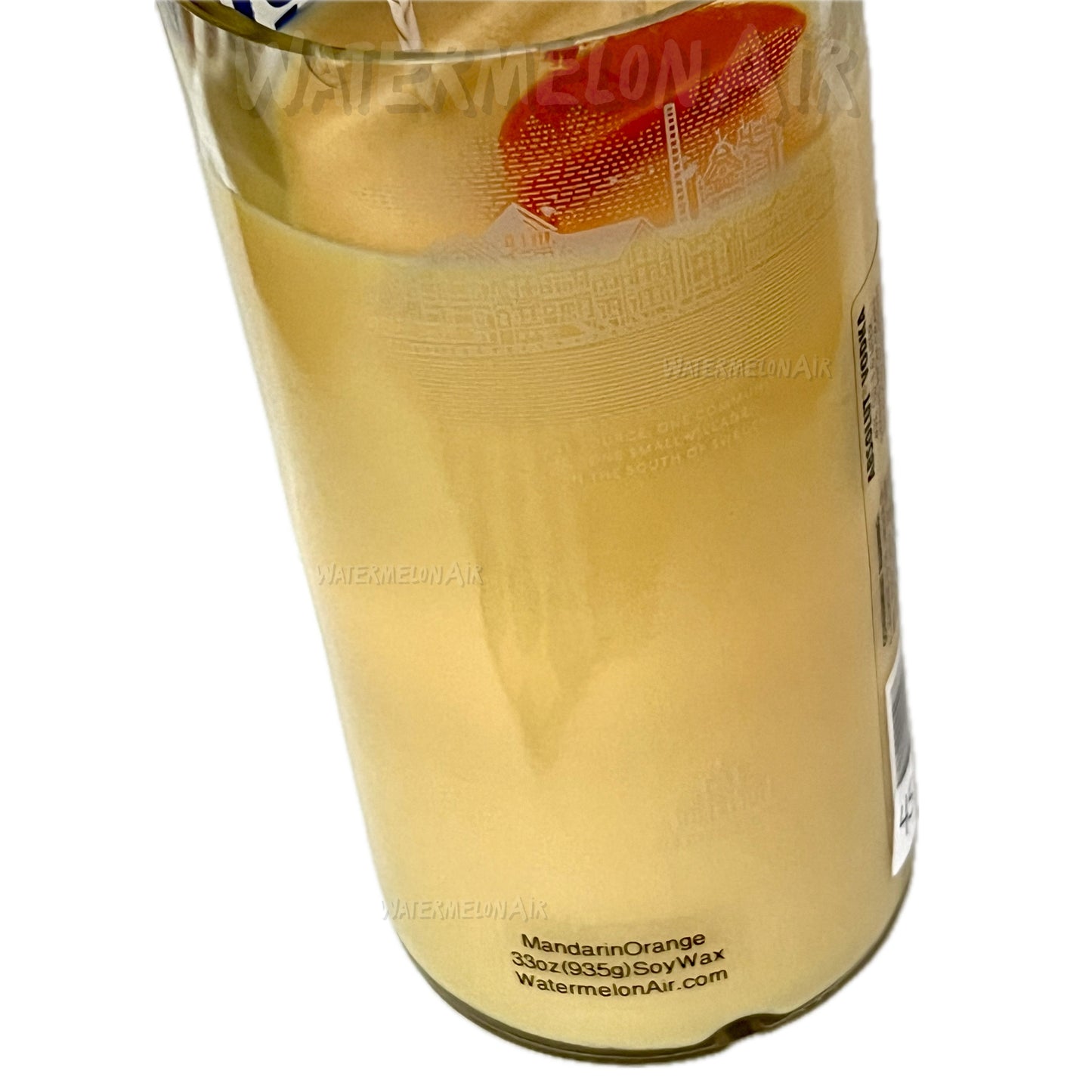 Mandarine Orange Bottle Candle