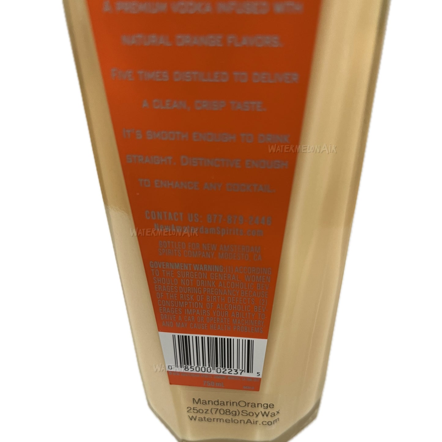 MANDARINE | Mandarine Orange Bottle Candle