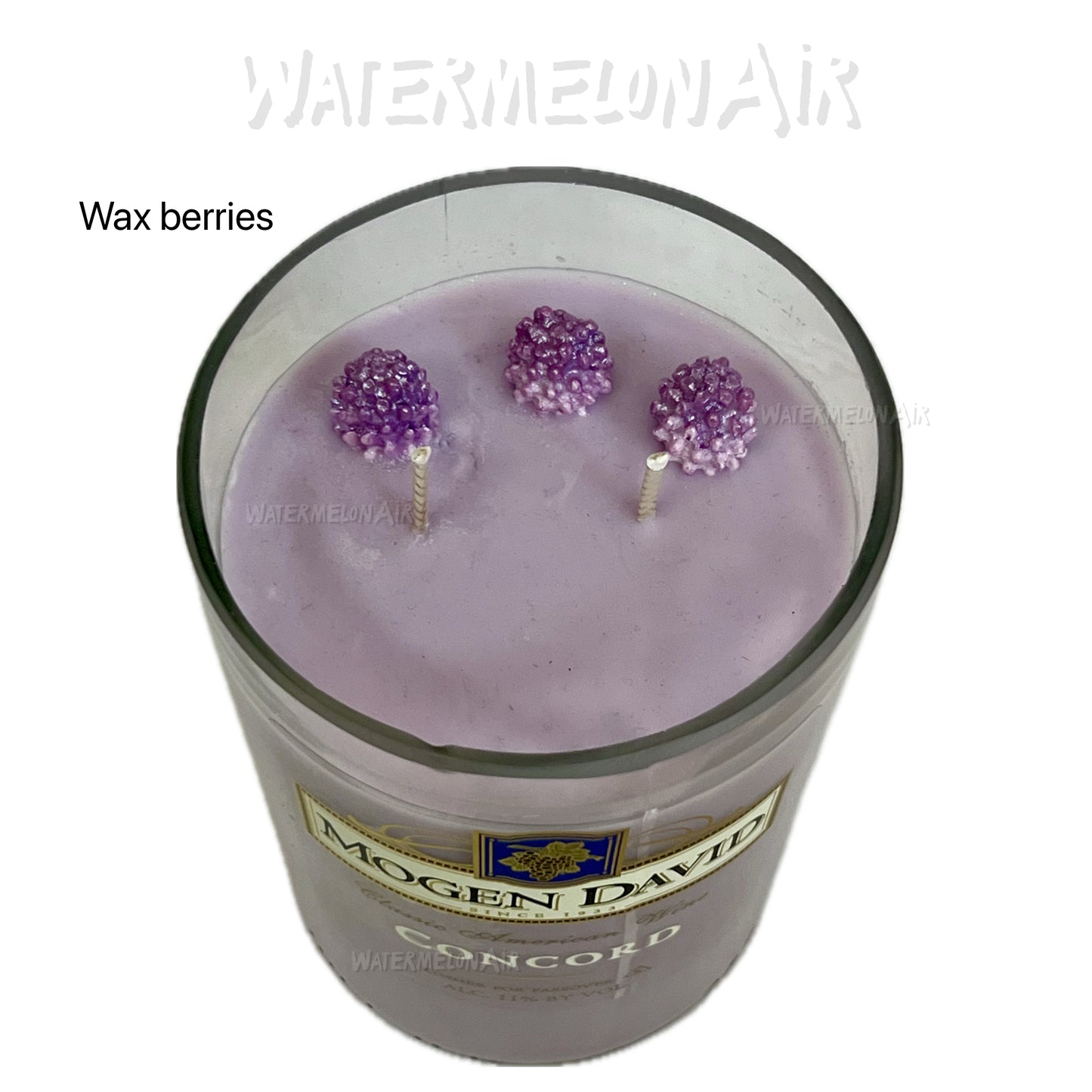 Concord Grape Berry Bottle Candle
