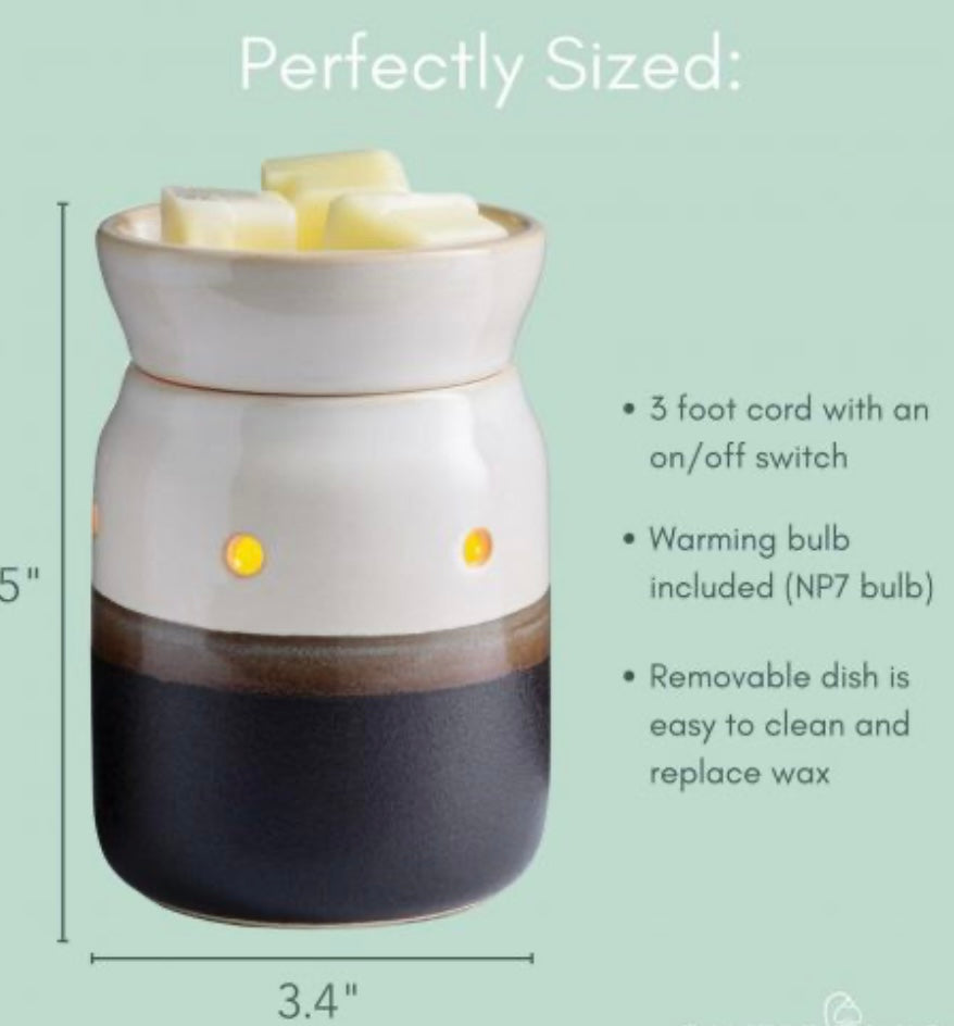 Ivory & Iron Midsize Illumination Fragrance Warmer