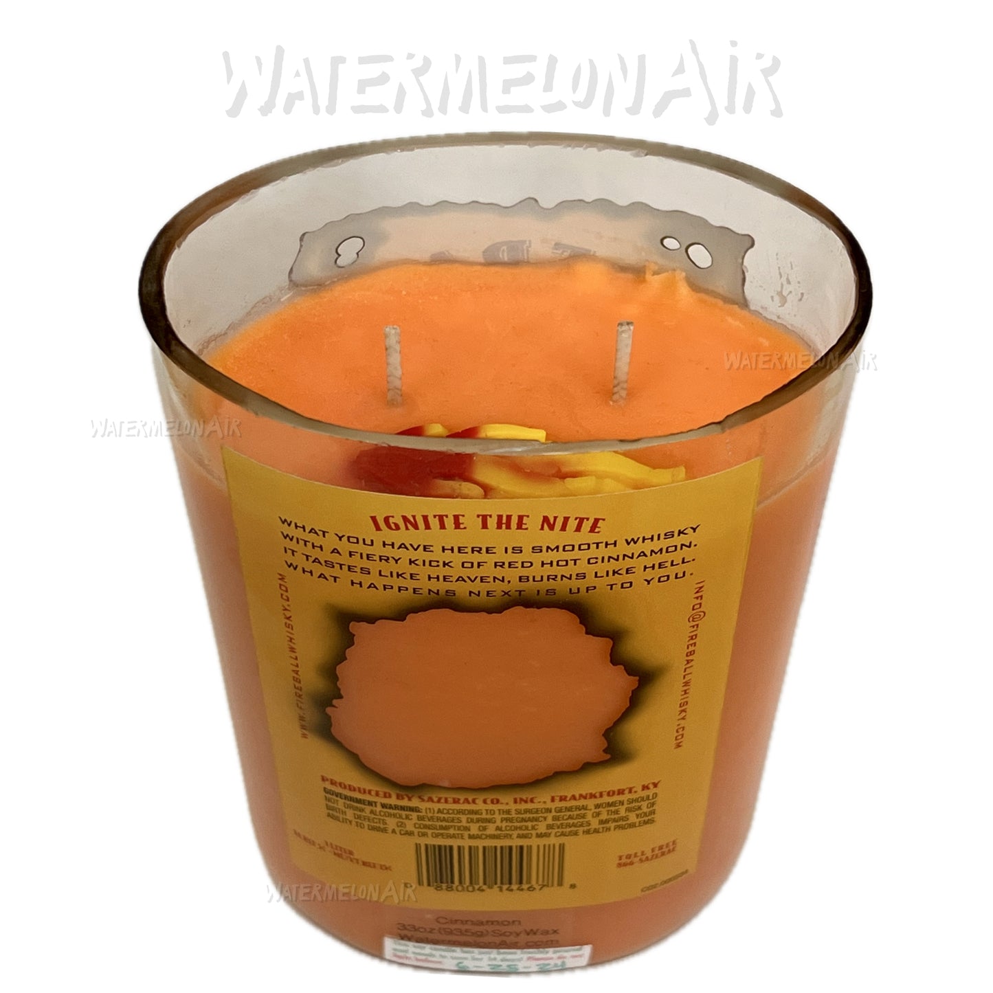 FIRE Bottle Candle