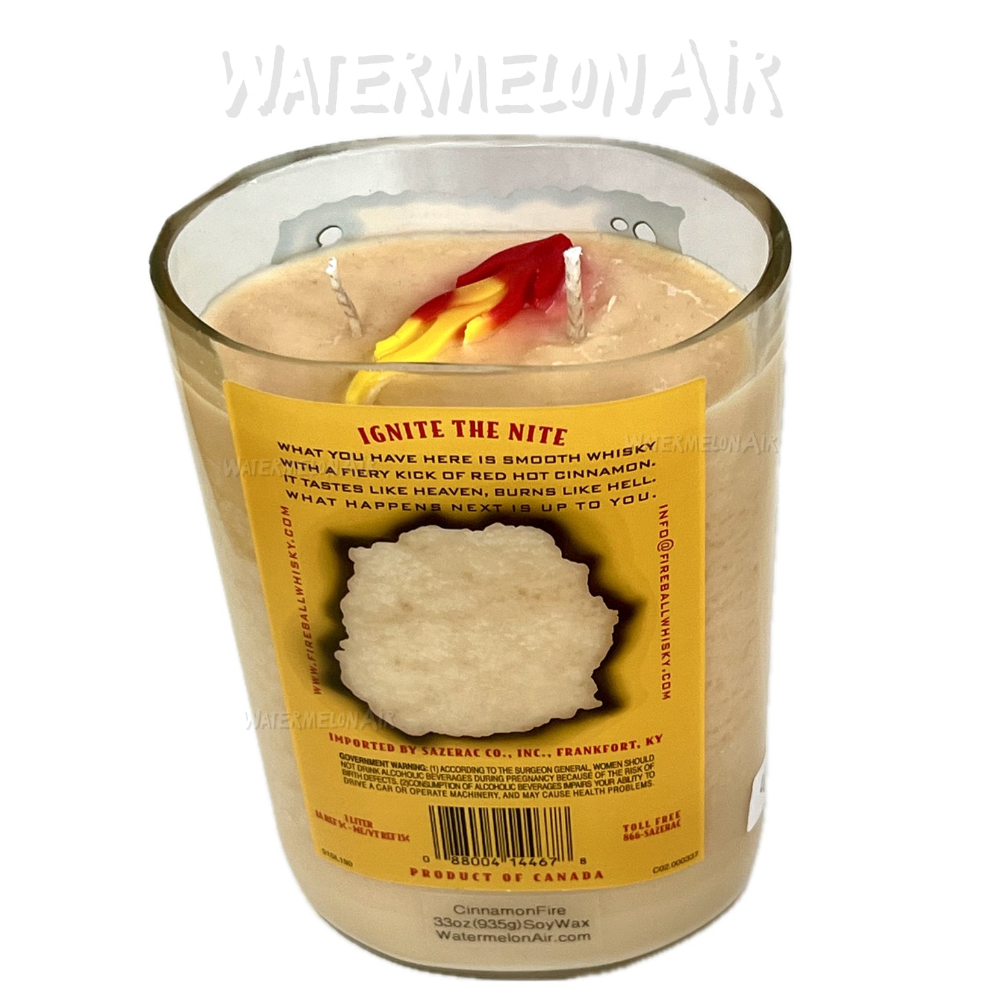 FIRE Bottle Candle