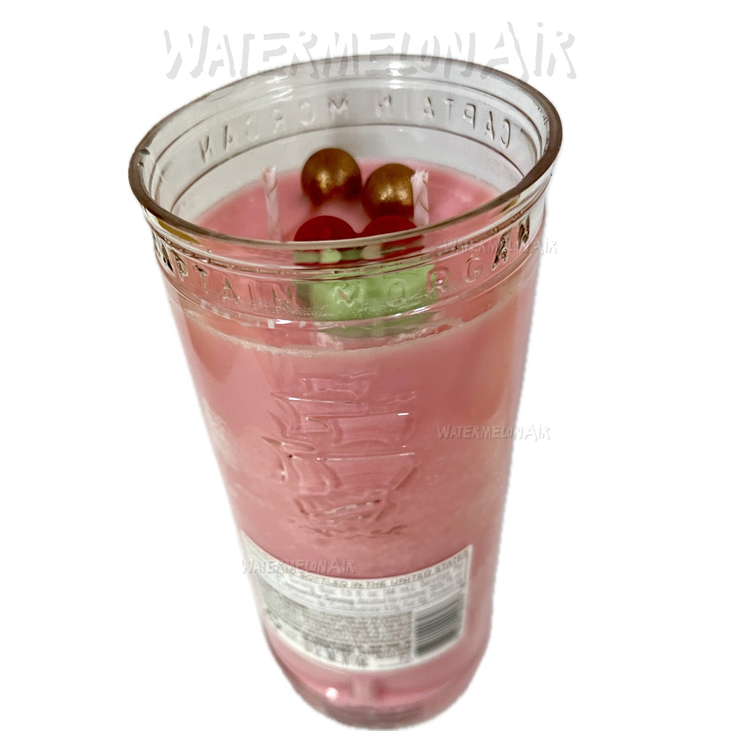 CherryCoconutBomb Bottle Candle | summer candles | non toxic candles | pet safe | captain