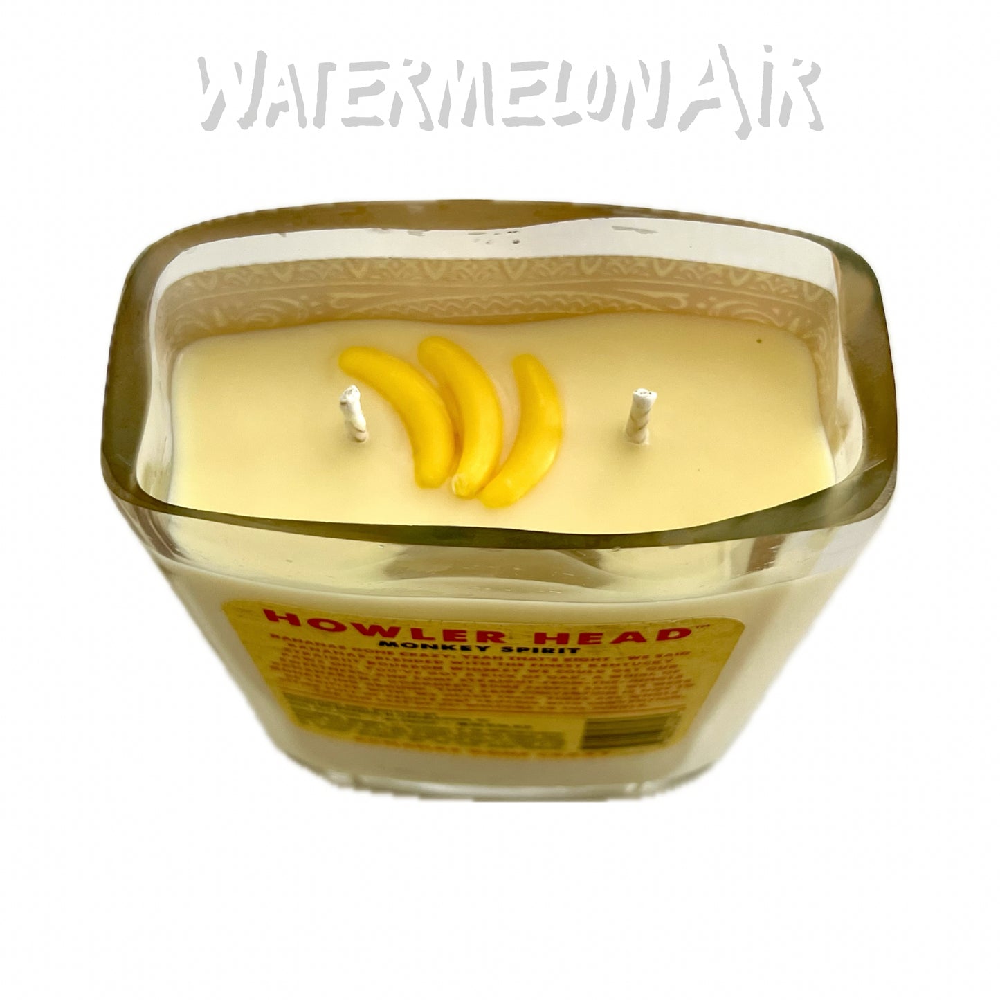 BANANA Bottle Candle Scented in Banana Bread