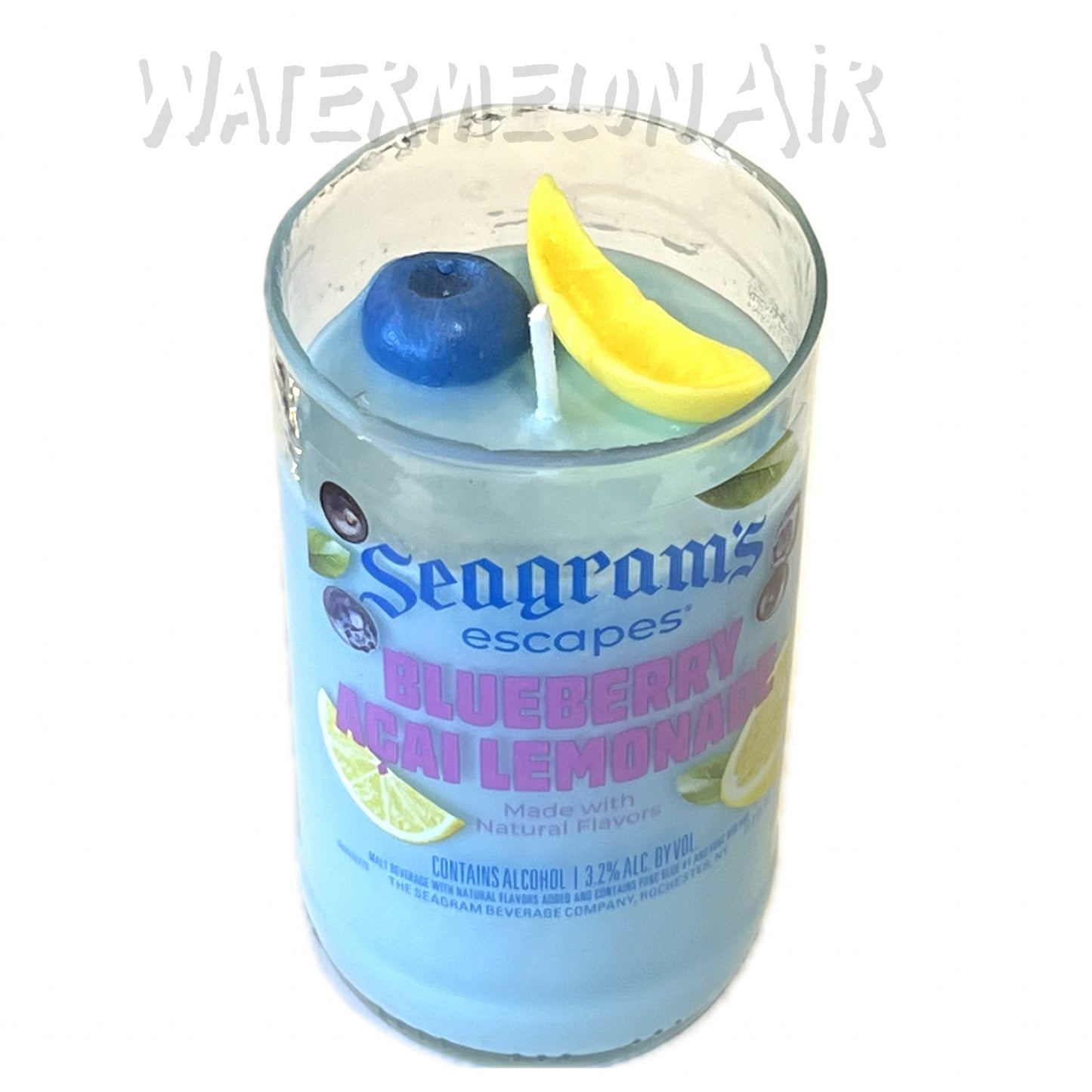 Blueberry Açaí Lemonade Bottle Candle | Fun Scents