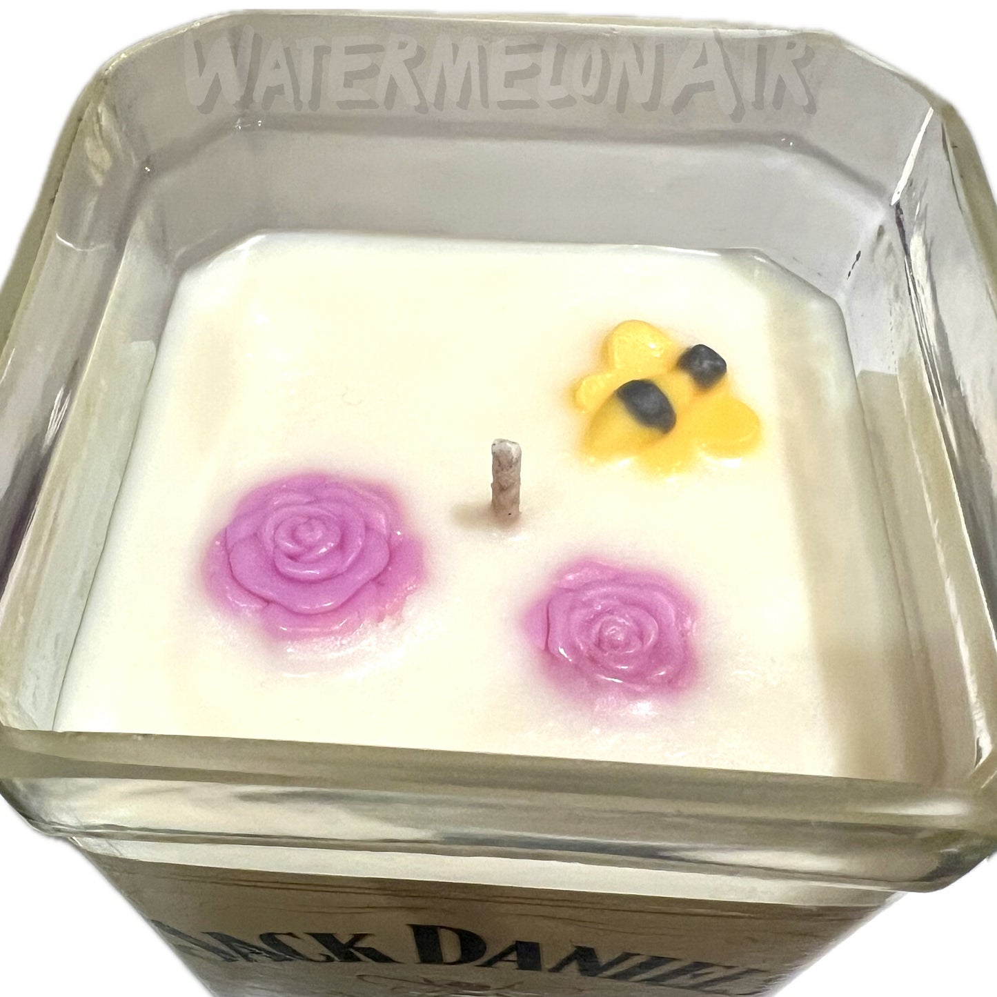 JD Honey Vanilla & Jasmine Bottle Candle | Huge Candle | Soy | Natural Clean Burn | 33oz | Gift | Home Decor