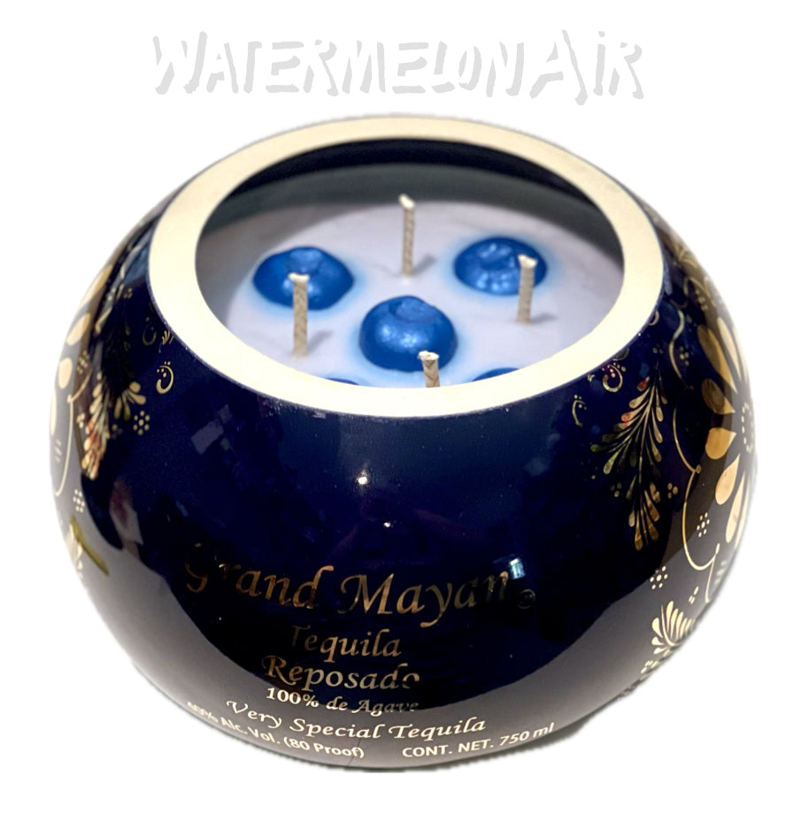 Tequila Reposado Bottle Candle | summer candles | non toxic candles | pet safe | blueberry candle