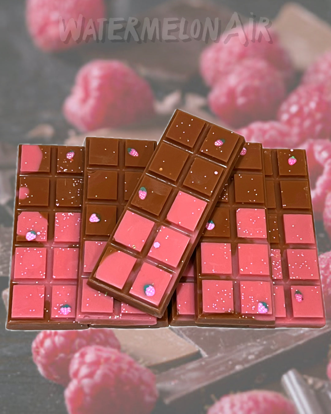 CHOCOLATE RASPBERRY Wax Snap Bars Melts