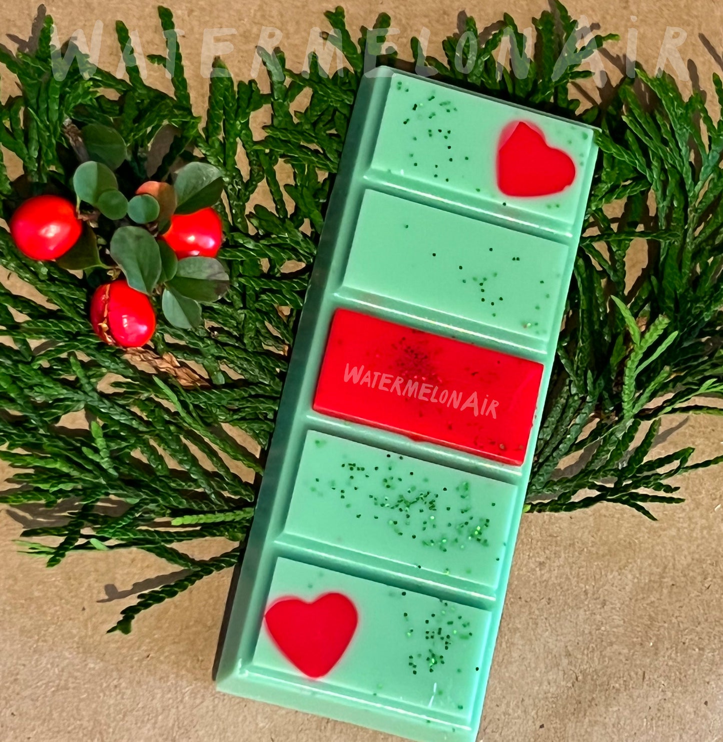 GINGERBREAD GRINCH Snap Bar Wax Melts | Holiday home | Festive Scent