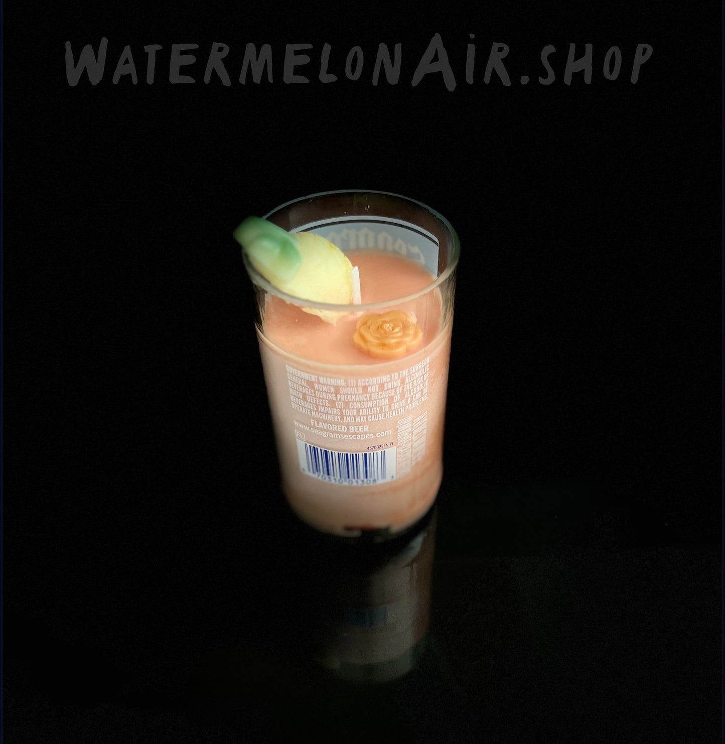 Passion Fruit Mango Bottle Candle | Summer Scented Candle