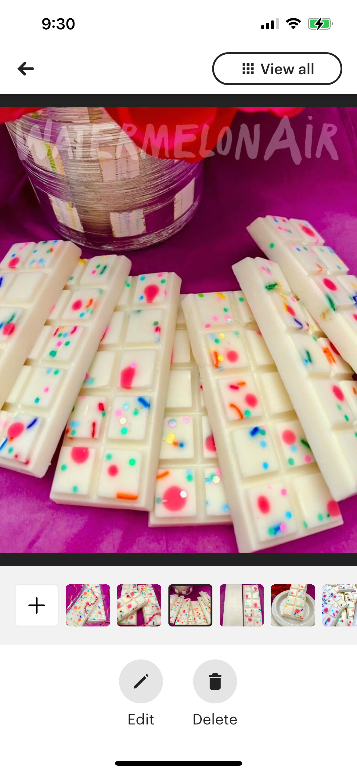 BIRTHDAY CAKE Snap Bar Wax Melts
