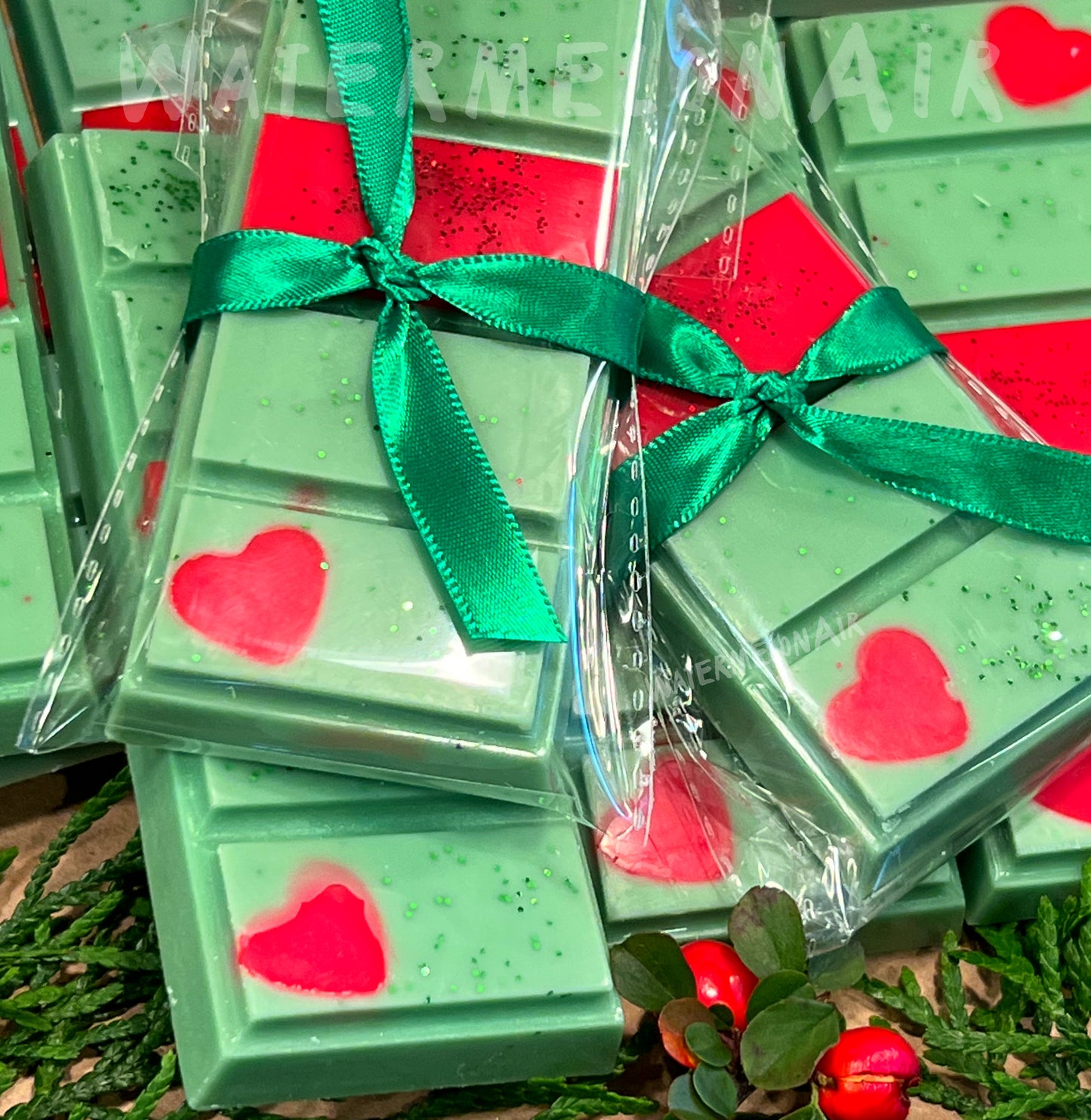 GINGERBREAD GRINCH Snap Bar Wax Melts | Holiday home | Festive Scent