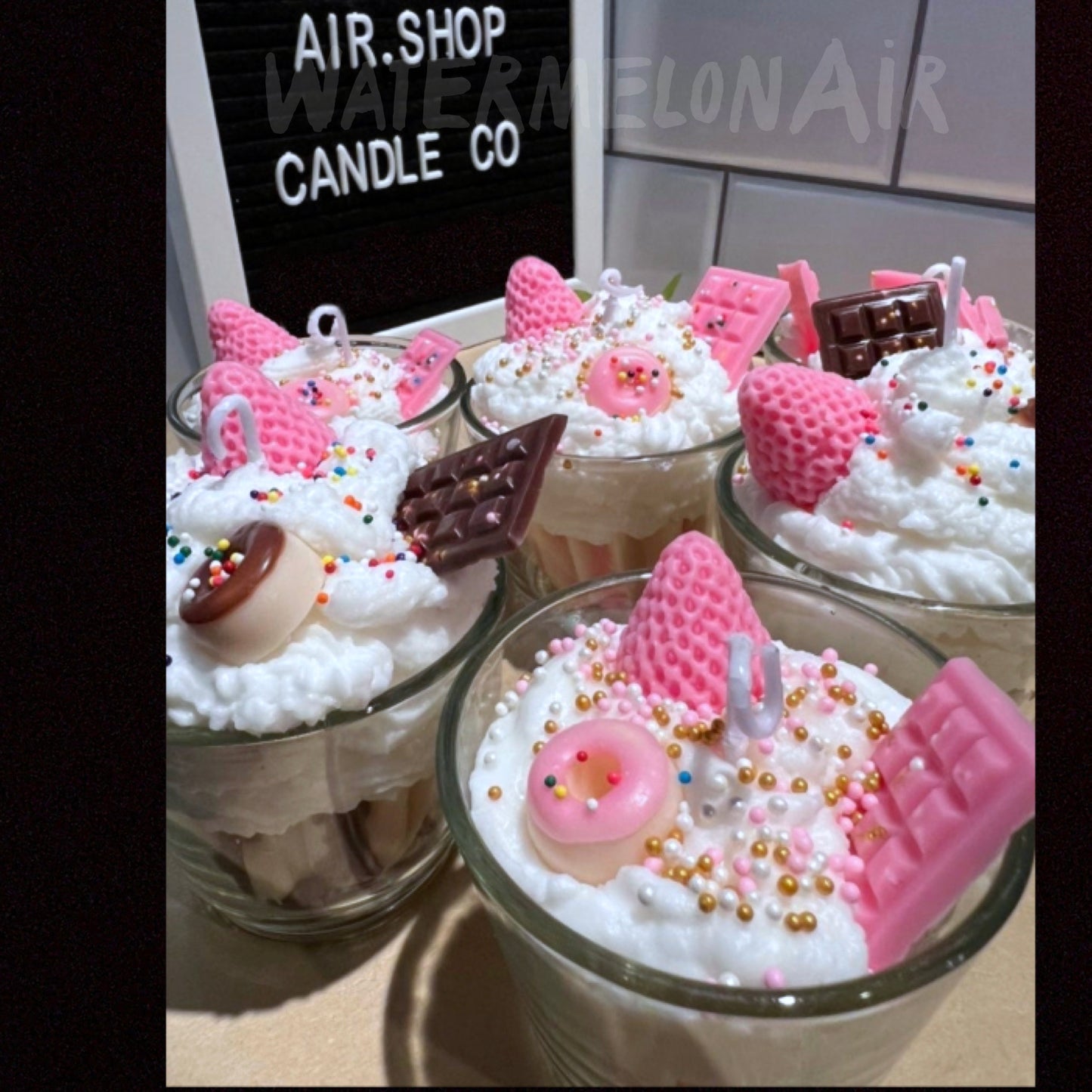 Custom Cupcake Candle Favors