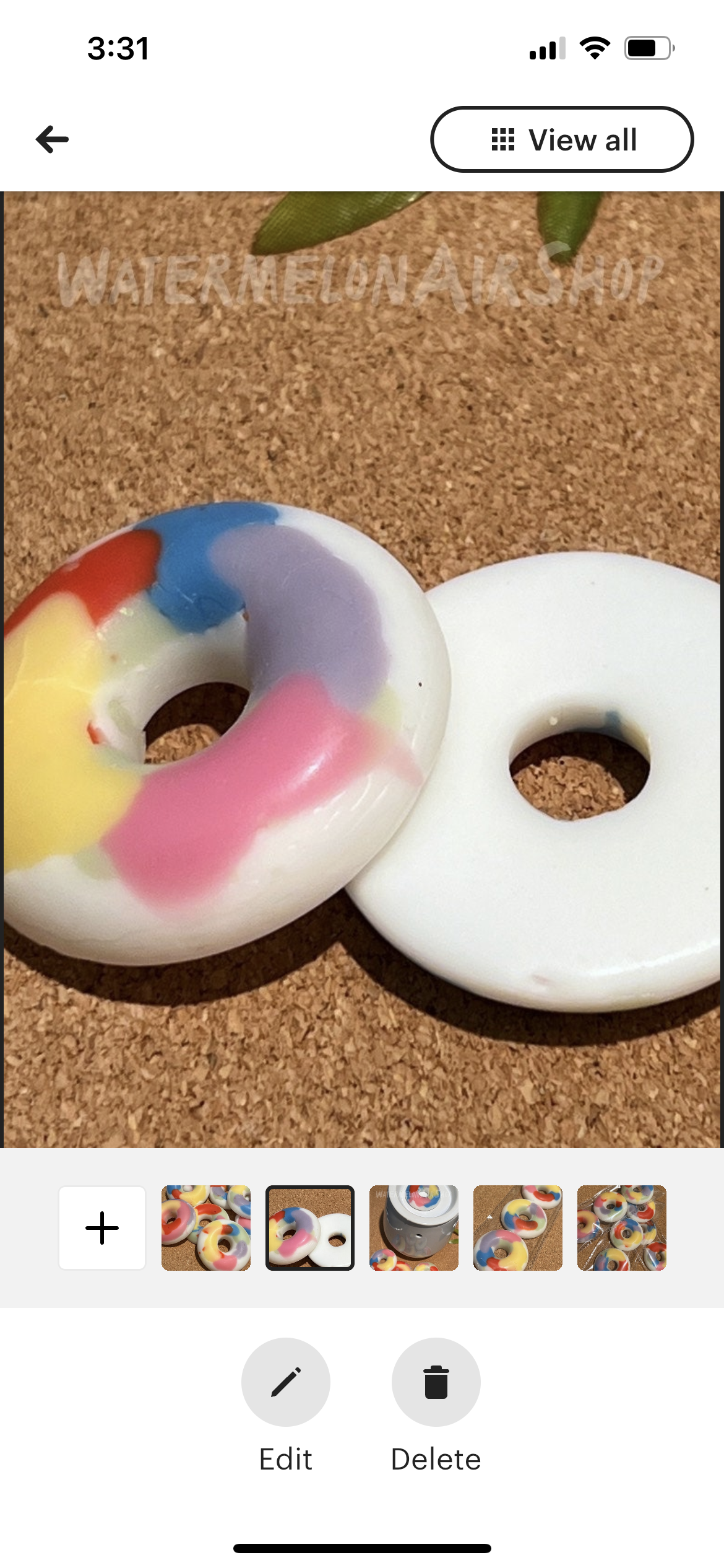 FRUIT LOOPY DONUT Shaped Wax Melts