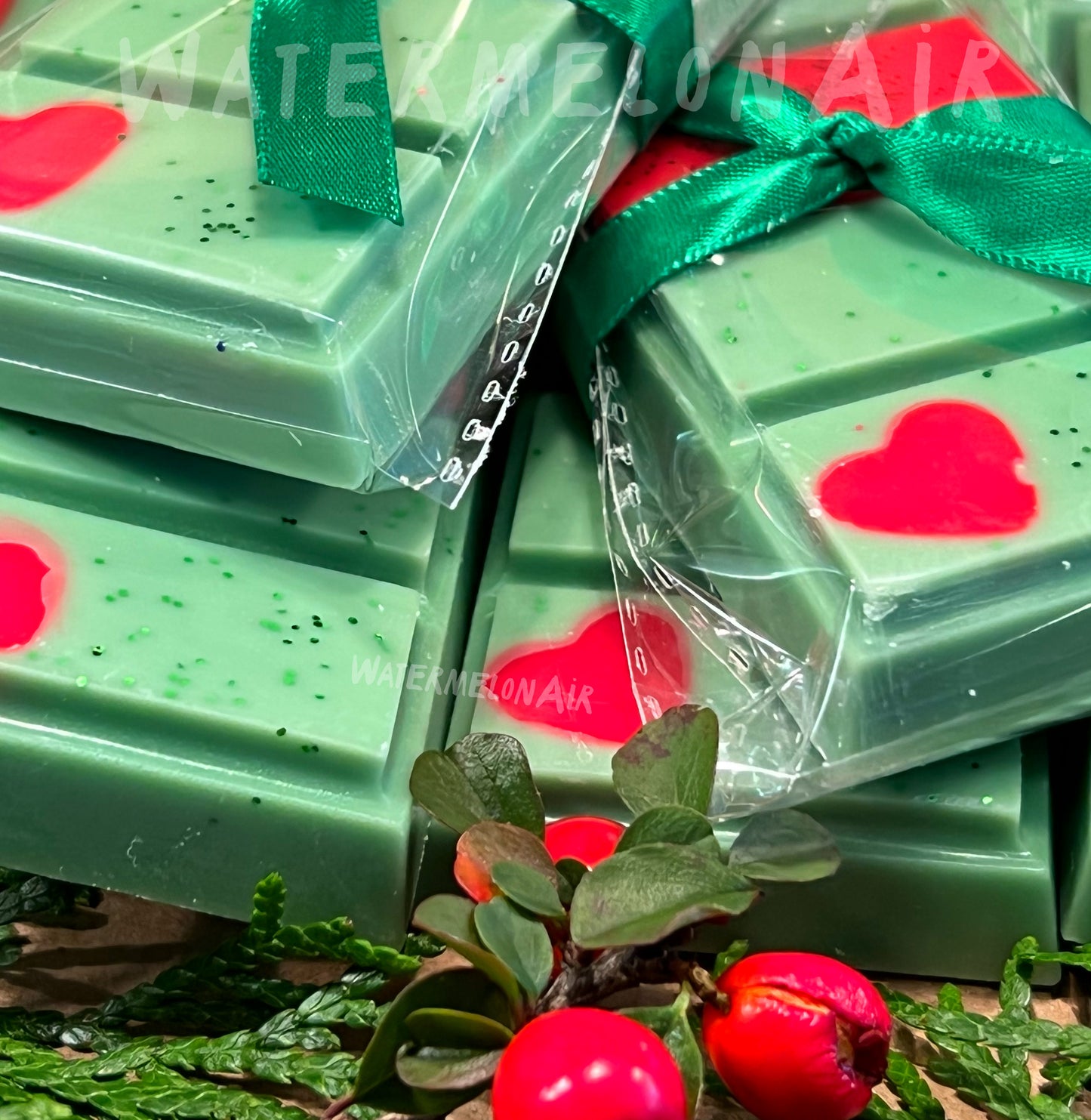 GINGERBREAD GRINCH Snap Bar Wax Melts | Holiday home | Festive Scent