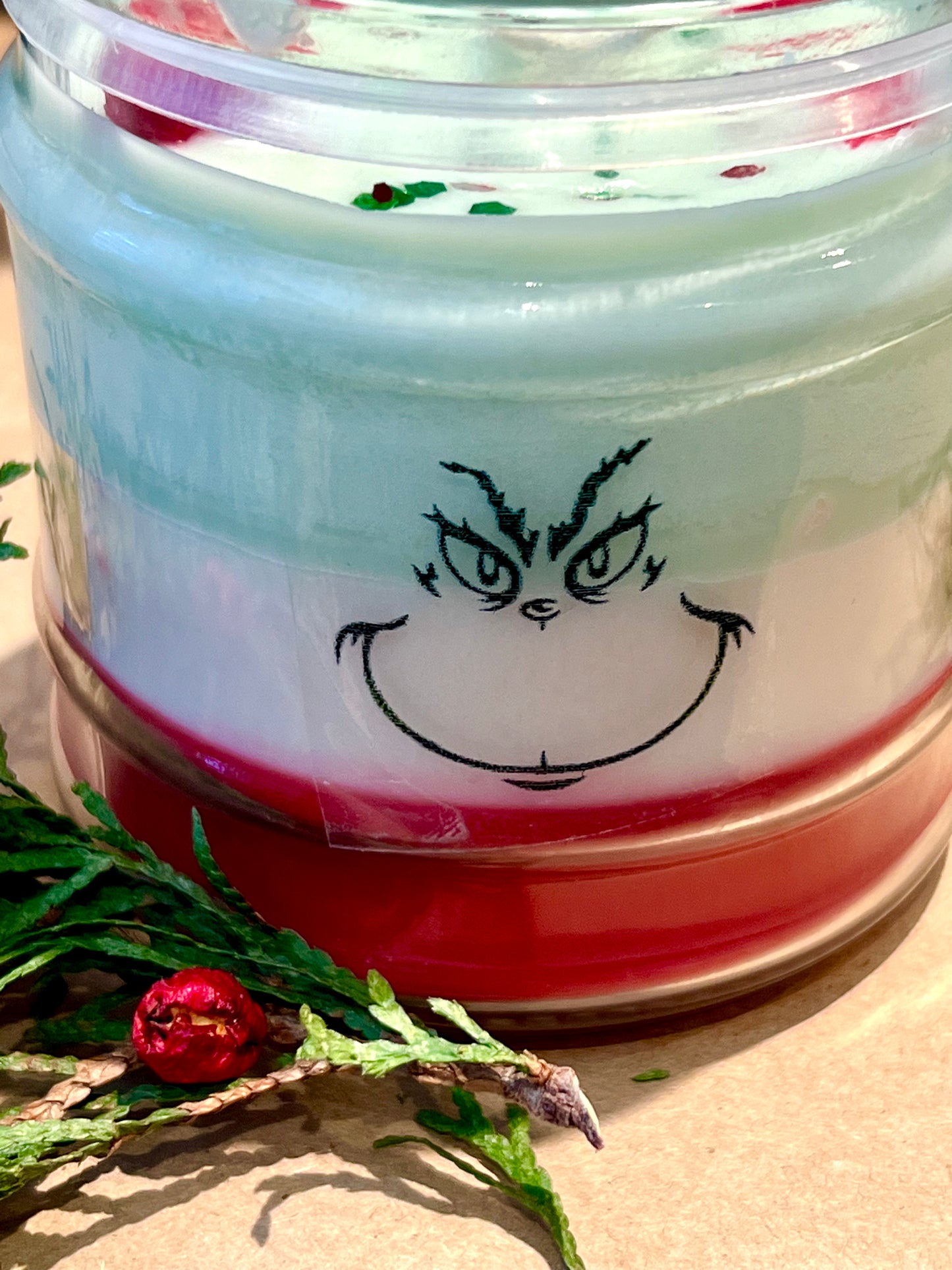 GINGERBREAD GRINCH 14oz Soy Candle