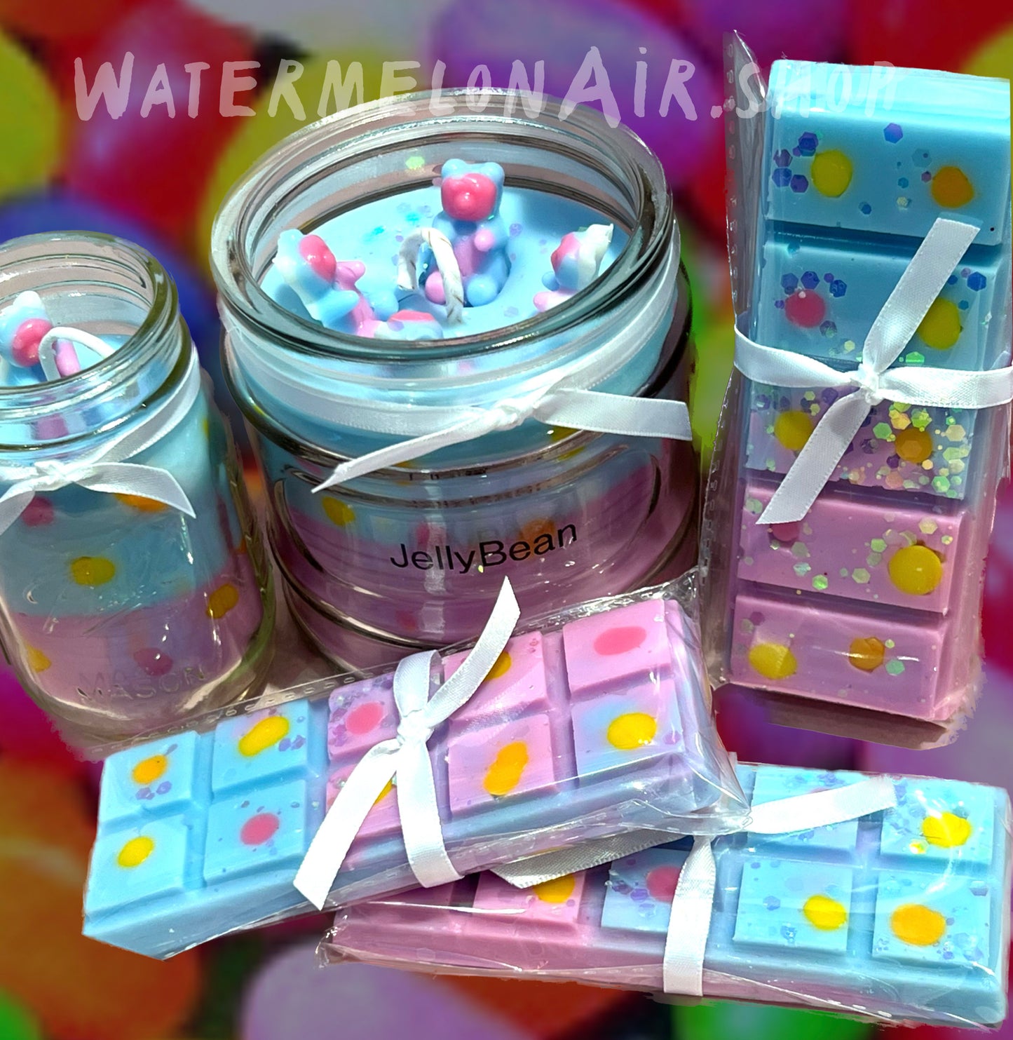 JELLYBEAN 14oz Soy Candle | fake food | candy candles | Easter
