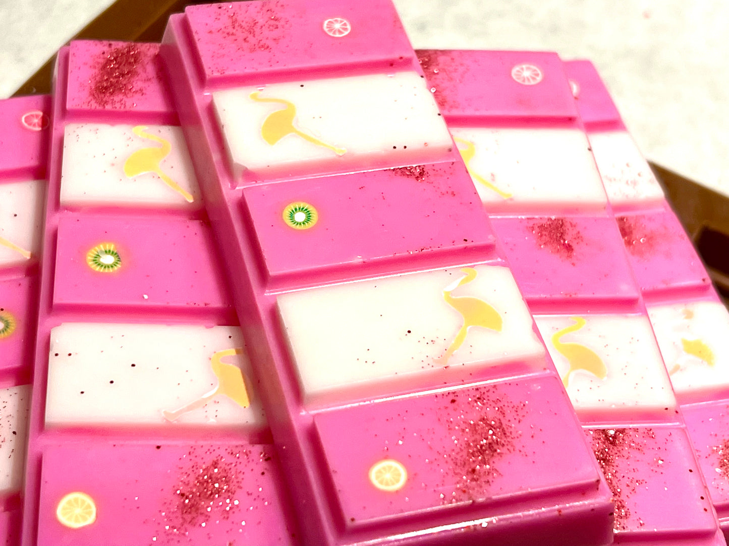 PINK FROSTED Sugar Cookie Wax Snap Bars Melts