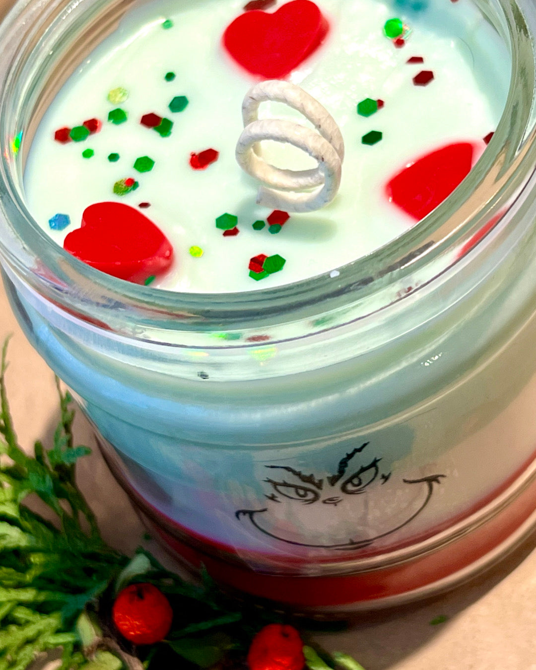 GINGERBREAD GRINCH 14oz Soy Candle
