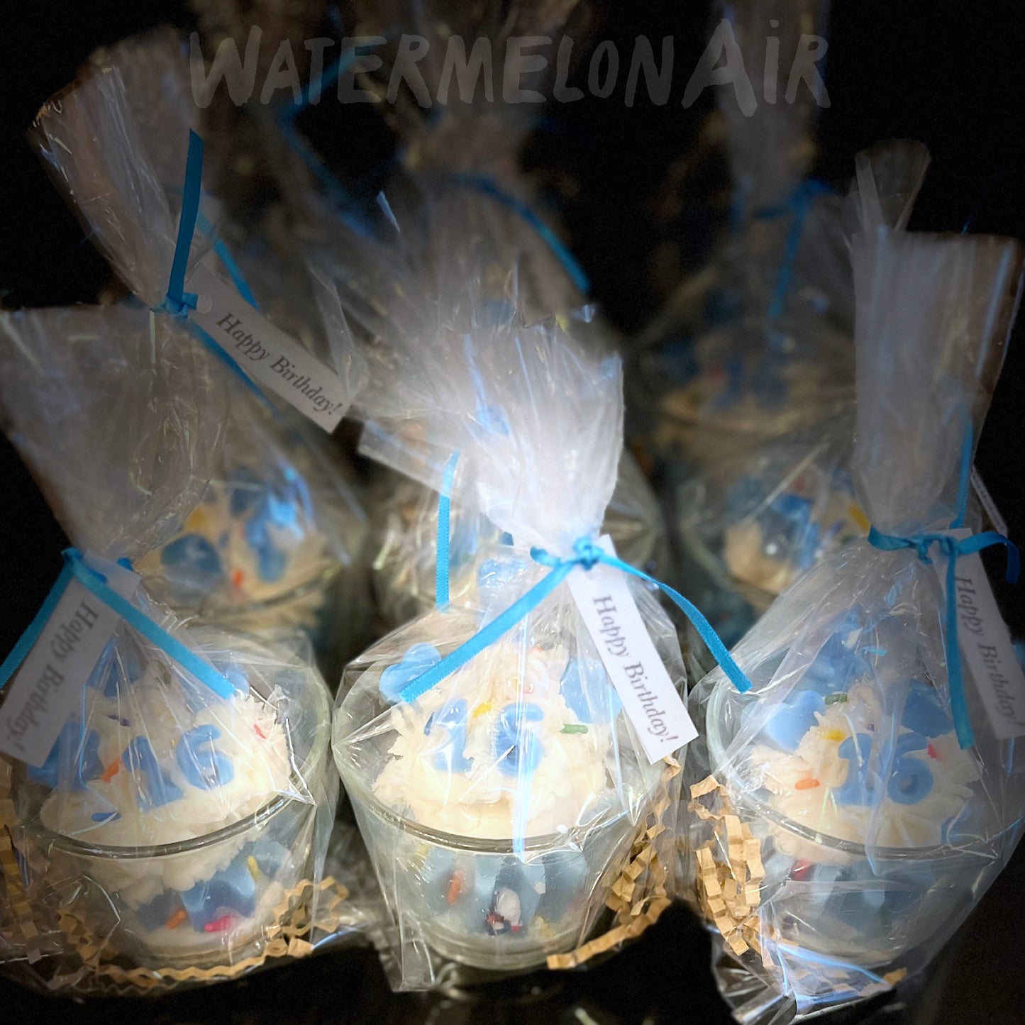 Custom Cupcake Candle Favors