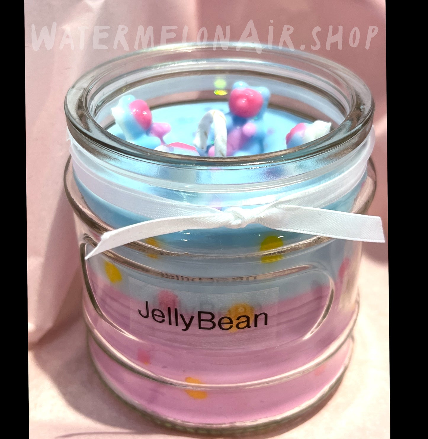 JELLYBEAN 14oz Soy Candle | fake food | candy candles | Easter