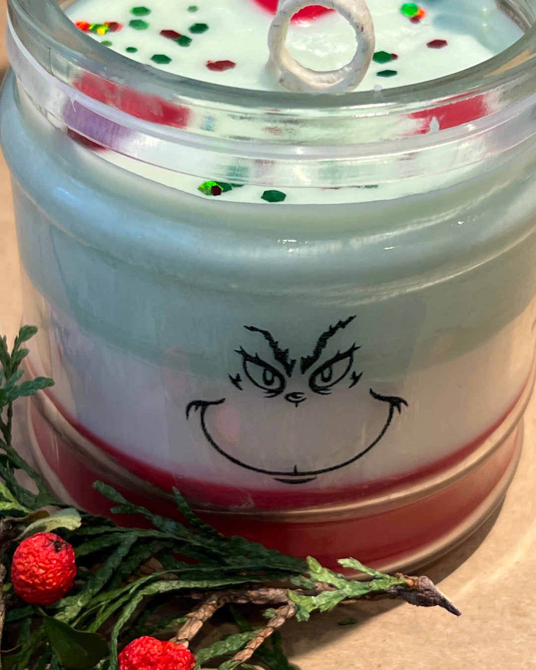 GINGERBREAD GRINCH 14oz Soy Candle