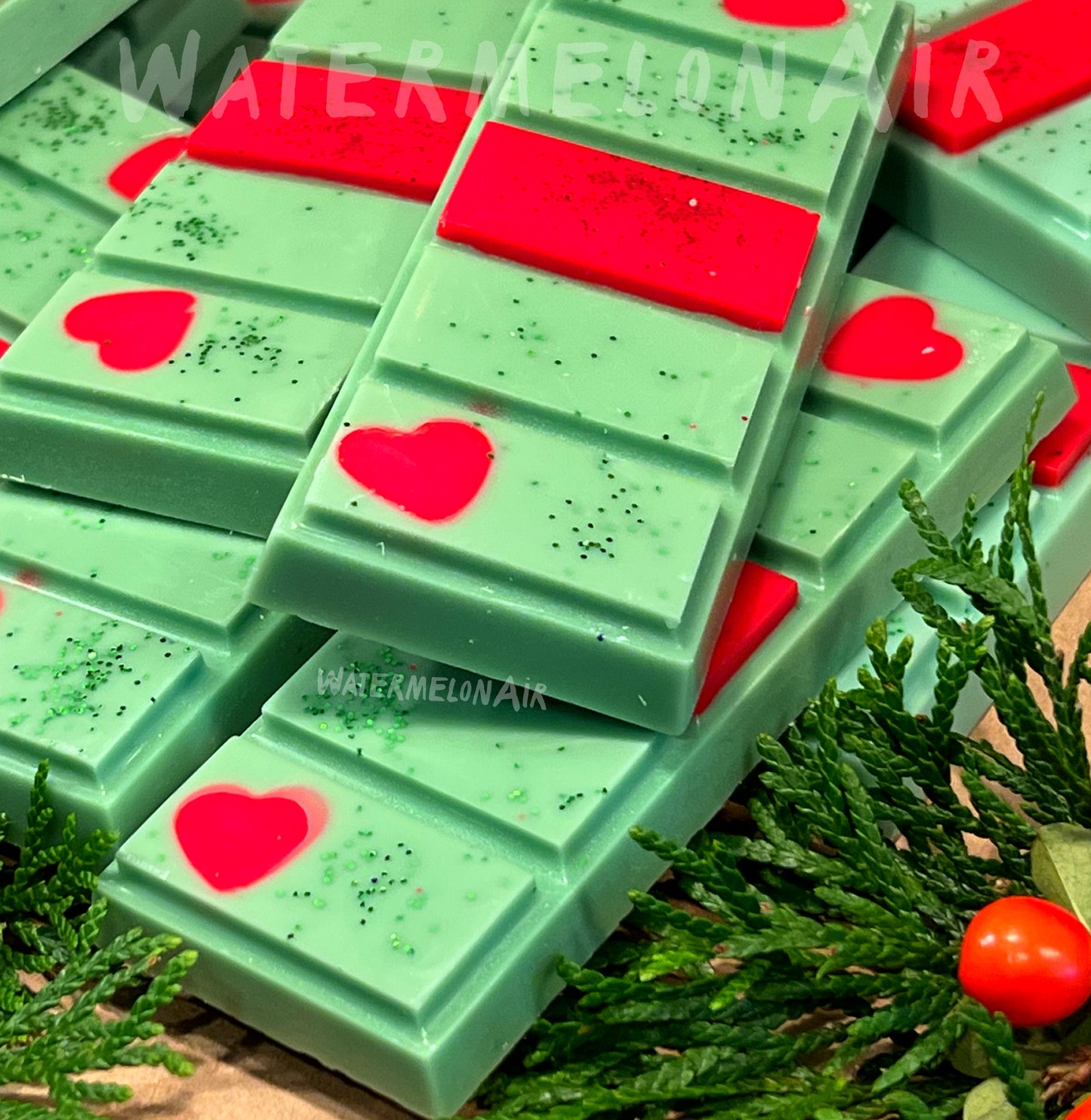 GINGERBREAD GRINCH Snap Bar Wax Melts | Holiday home | Festive Scent