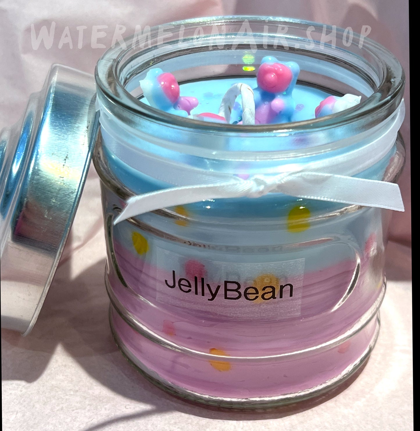 JELLYBEAN 14oz Soy Candle | fake food | candy candles | Easter