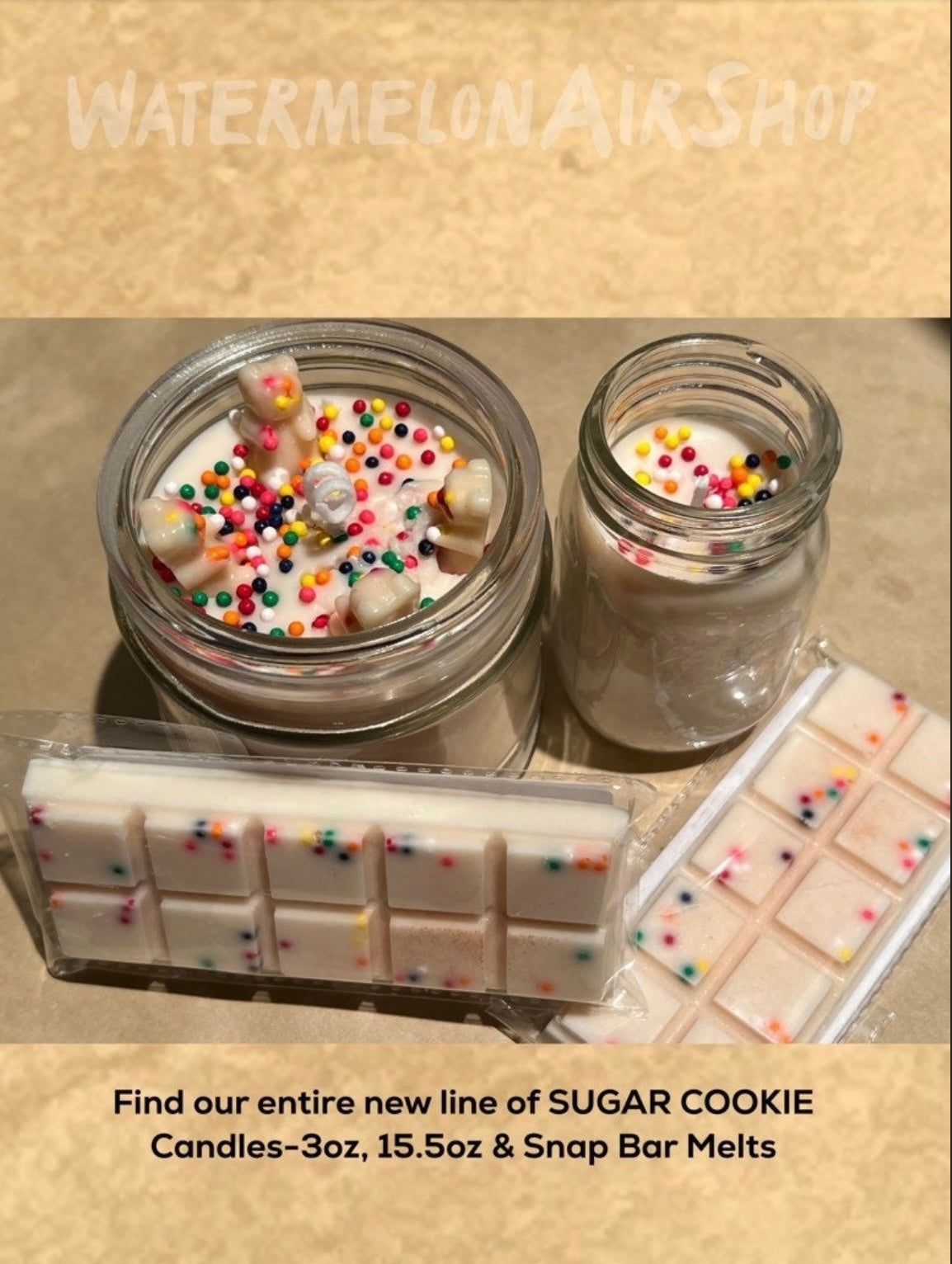 SUGAR COOKIE Soy Candle 4oz