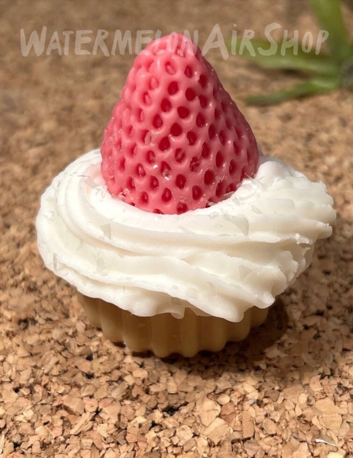STRAWBERRY CUPCAKE MINI Wax Melts (2 cupcakes)