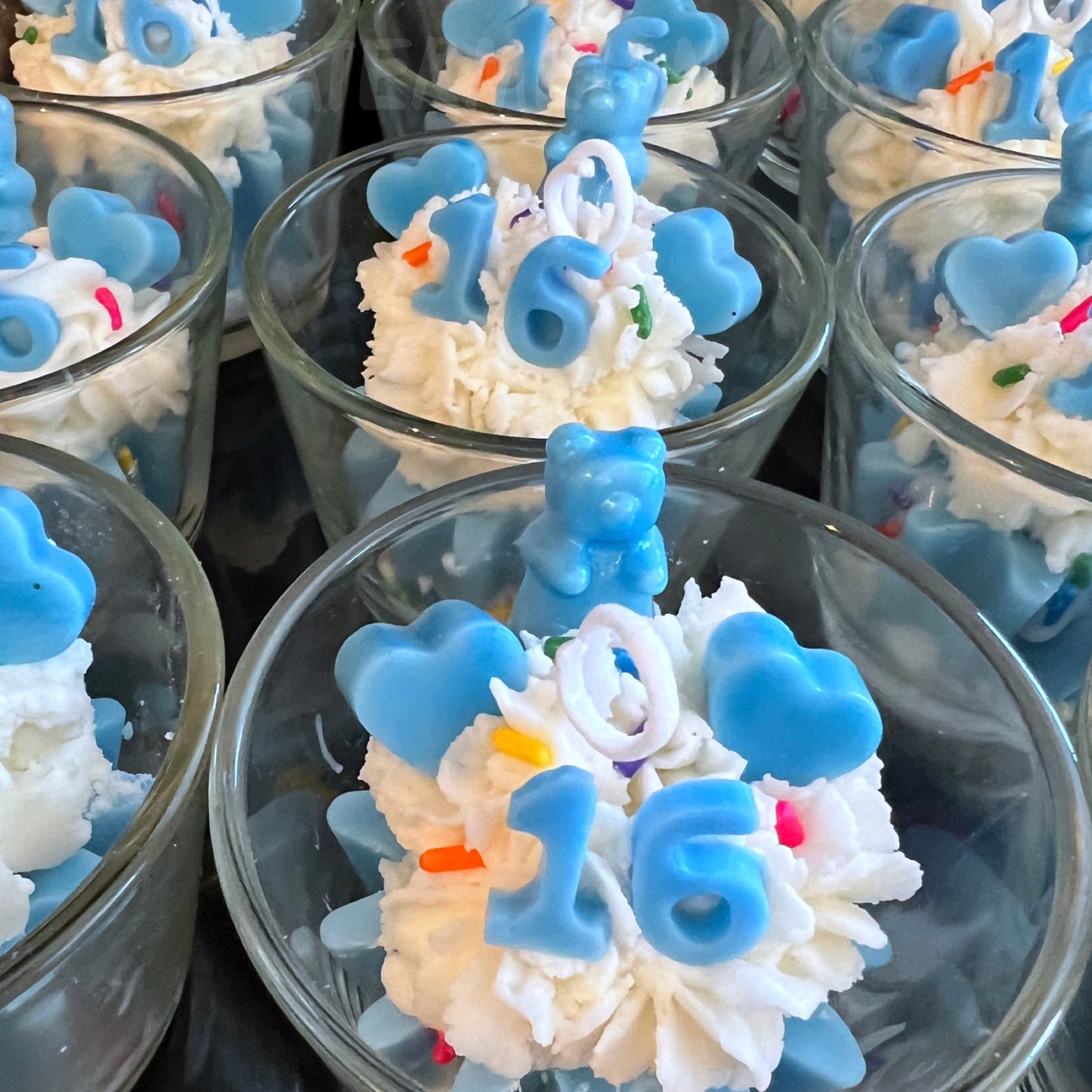 Custom Cupcake Candle Favors