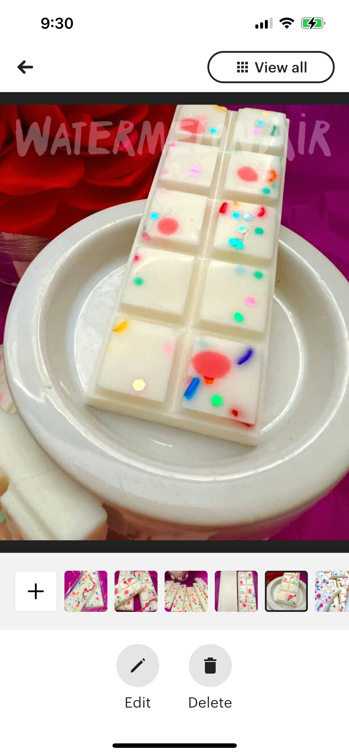 BIRTHDAY CAKE Snap Bar Wax Melts
