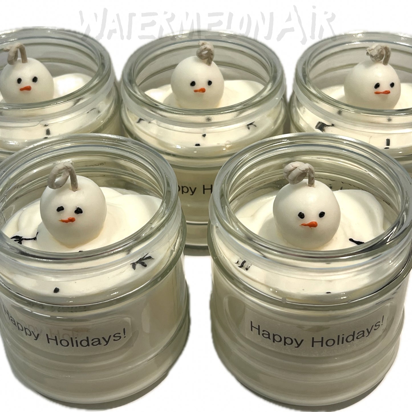 SNOWMAN MARSHMALLOW 12oz Soy Candle | Holiday gift | Food scent |decor candle | Snowman candle