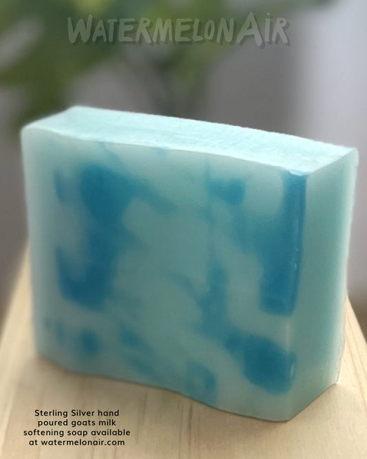 Stainless Steel Soap, Goat’s Milk Natural Soap, Hand Poured Soap, Handcrafted Soap, Softening Soap, Fresh Scented, Artisan Bar soap